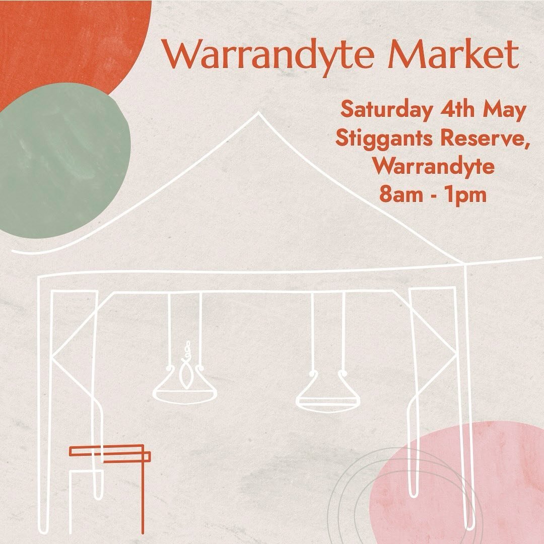 🍃Very late reminding you that this Saturday is Warrandyte Market and we&rsquo;ve got lots of special pieces for &lsquo;Mother&rsquo;s Day&rsquo; 🌼
Whilst thinking mamas, support local designers and get her something uniquely different.

💃Be seeing