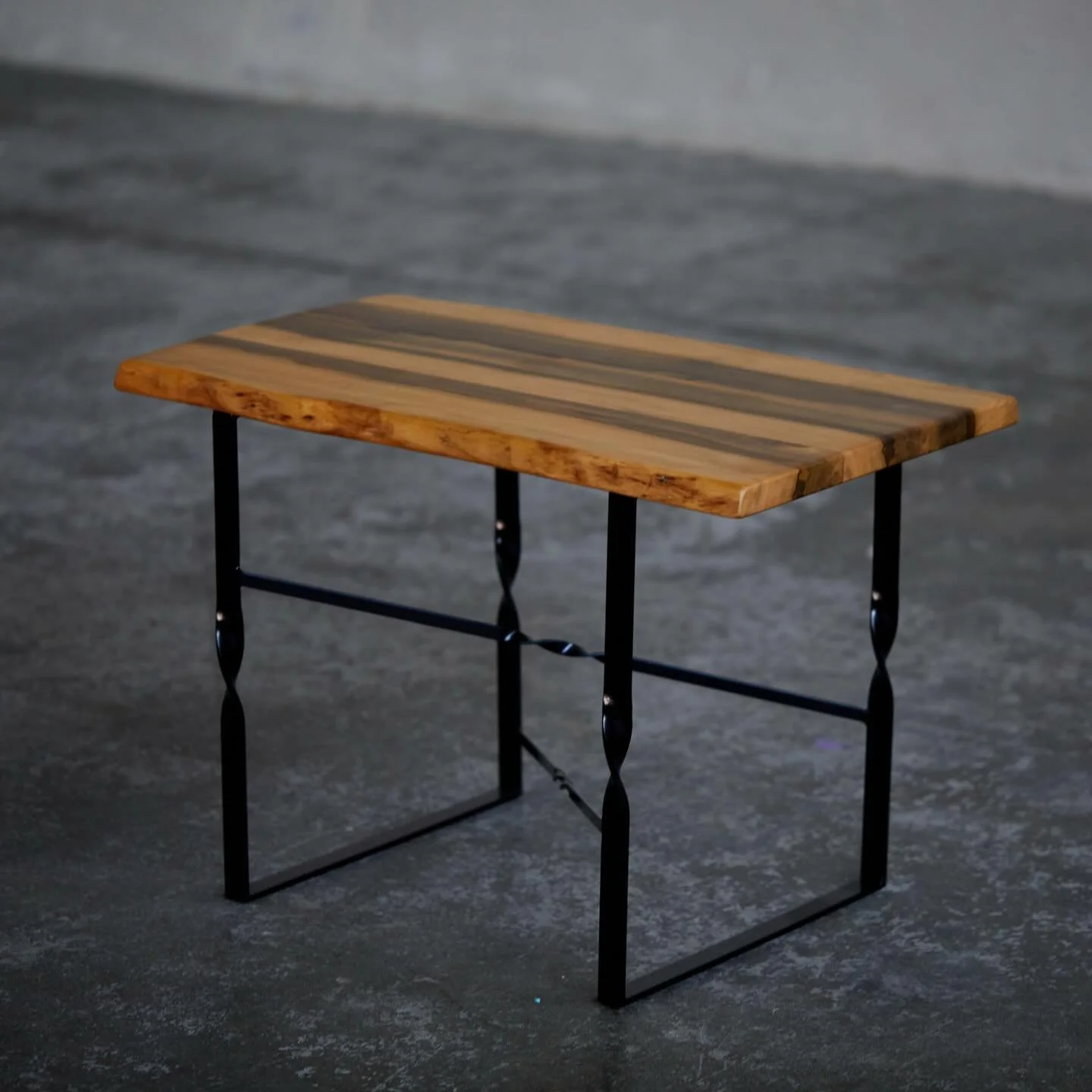 Day 2 - @handmadecanberra 
What a day! I said farewell to my beautiful sassafras side table to the lovely Cora. A new home that&rsquo;s meant to be 🧡
A shot of my new Joy collection with flowers, made from old dining chairs&mdash;a playful redesign 