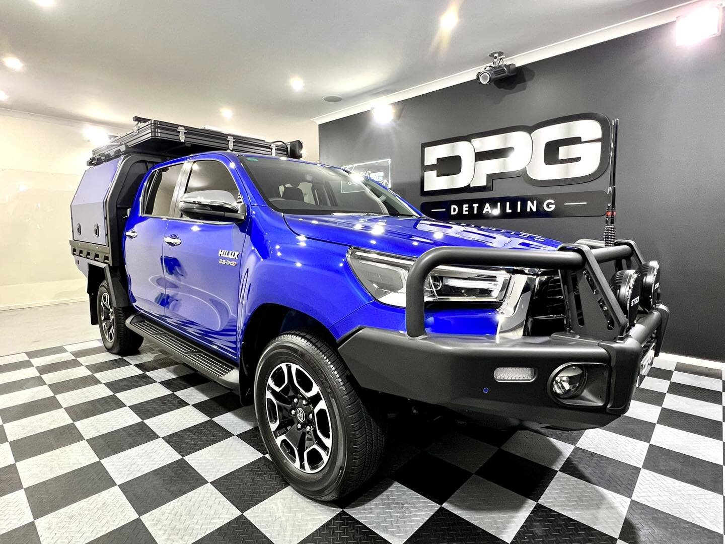 ⭐️⭐️ 2022 TOYOTA HILUX ⭐️⭐️

This brand new fully decked out Hilux came in to be topped off with our Gyeon coating. 
Our amazing returning clients are all set for that road trip adventure. 

How cool does that canopy look 😍

Work Completed: 

✅ Ligh