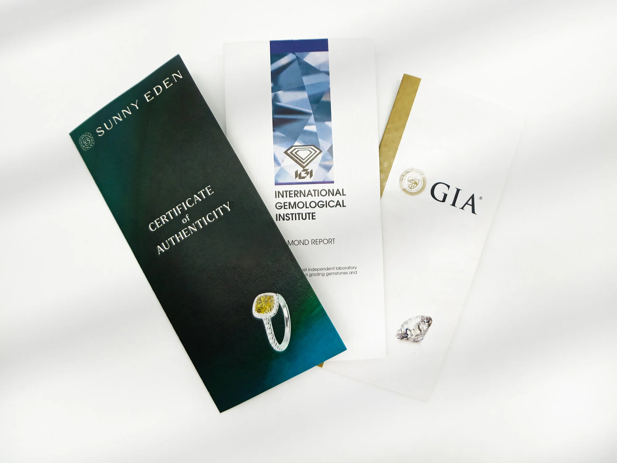 GIA- und IGI-Zertifizierung für Sunny Eden™️-Diamanten aus Haaren