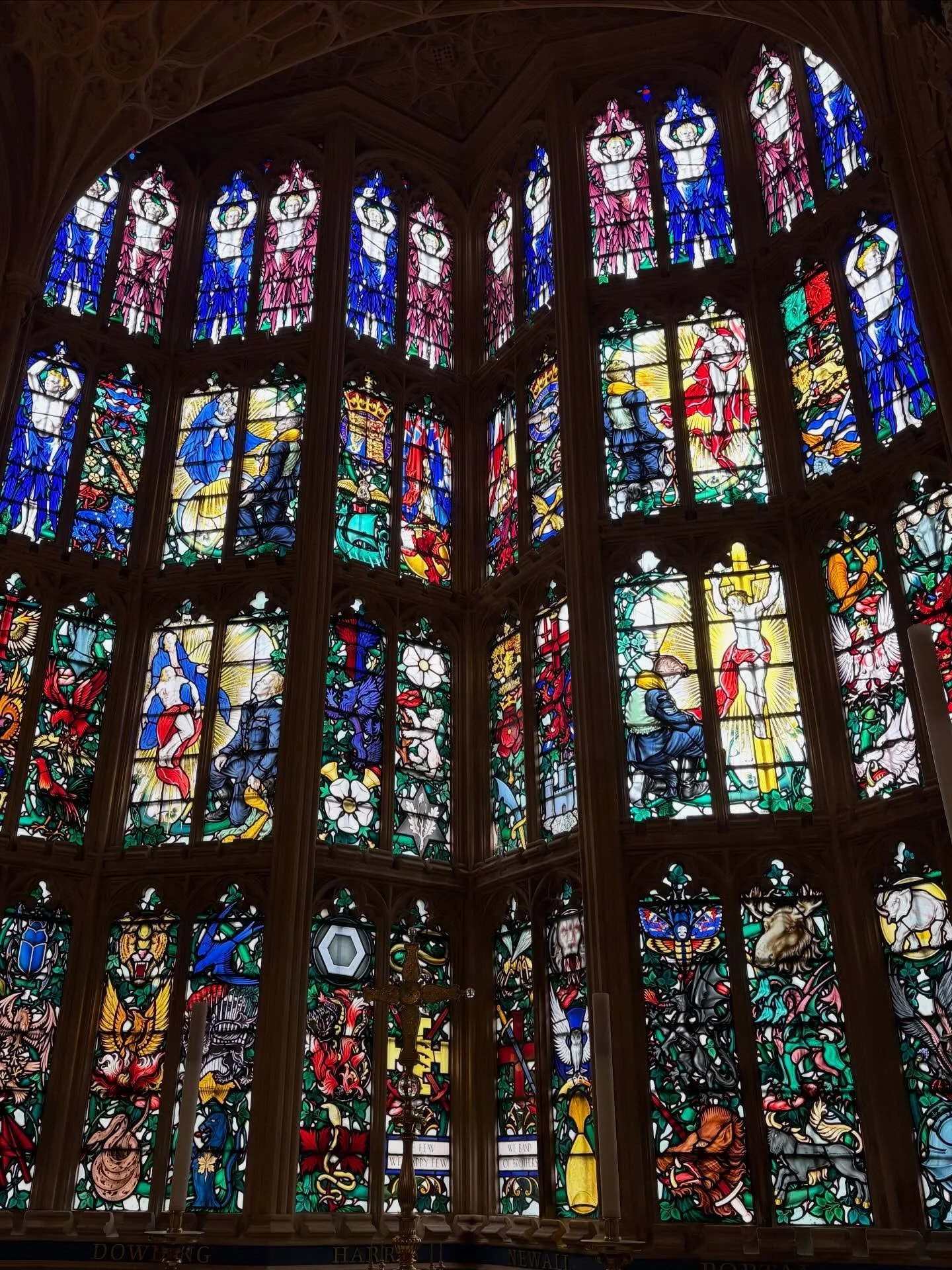 &ldquo;People are like stained-glass windows. 
They sparkle and shine when the sun is out, but when the darkness sets in,
their true beauty is revealed only if there is a light
from within.&rdquo;

Elisabeth K&uuml;bler-Ross

#westminsterabbey #eliza