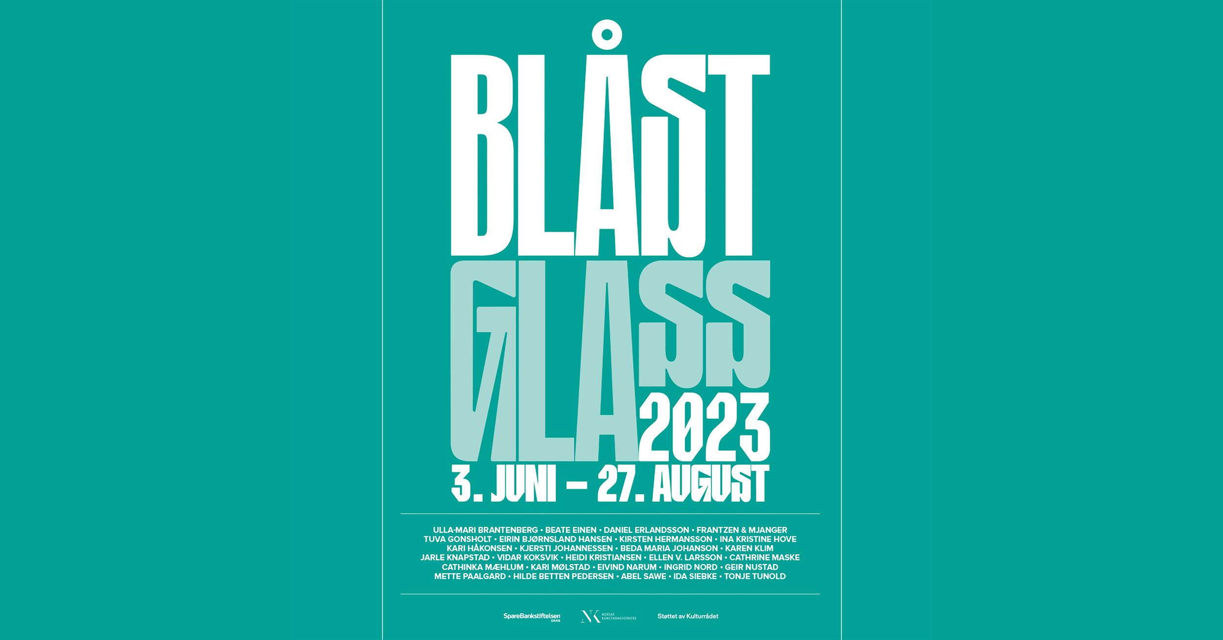 Åpning av sommerutstillingen BLÅST GLASS