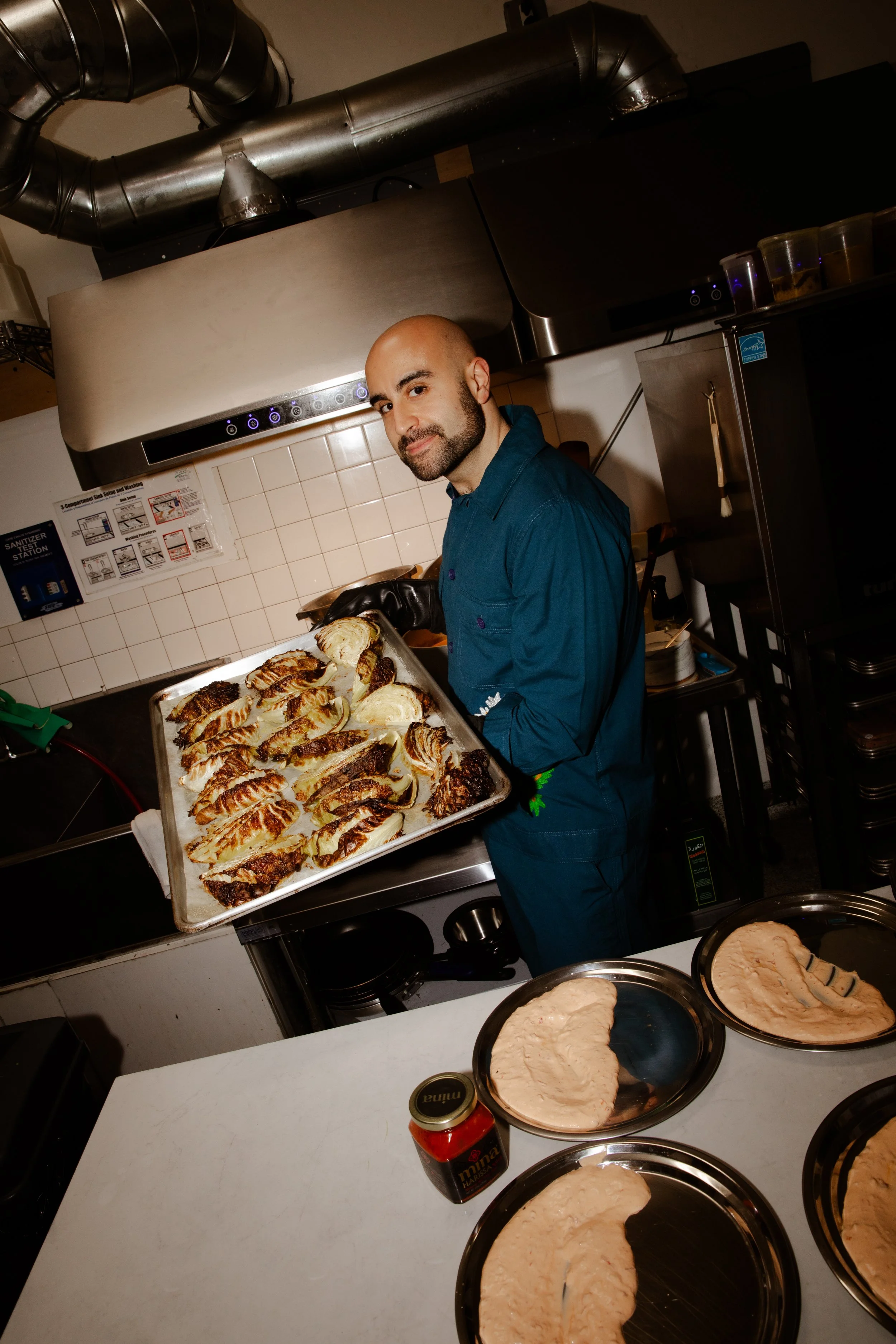 Chef Edy Massih at the Residency Kitchen