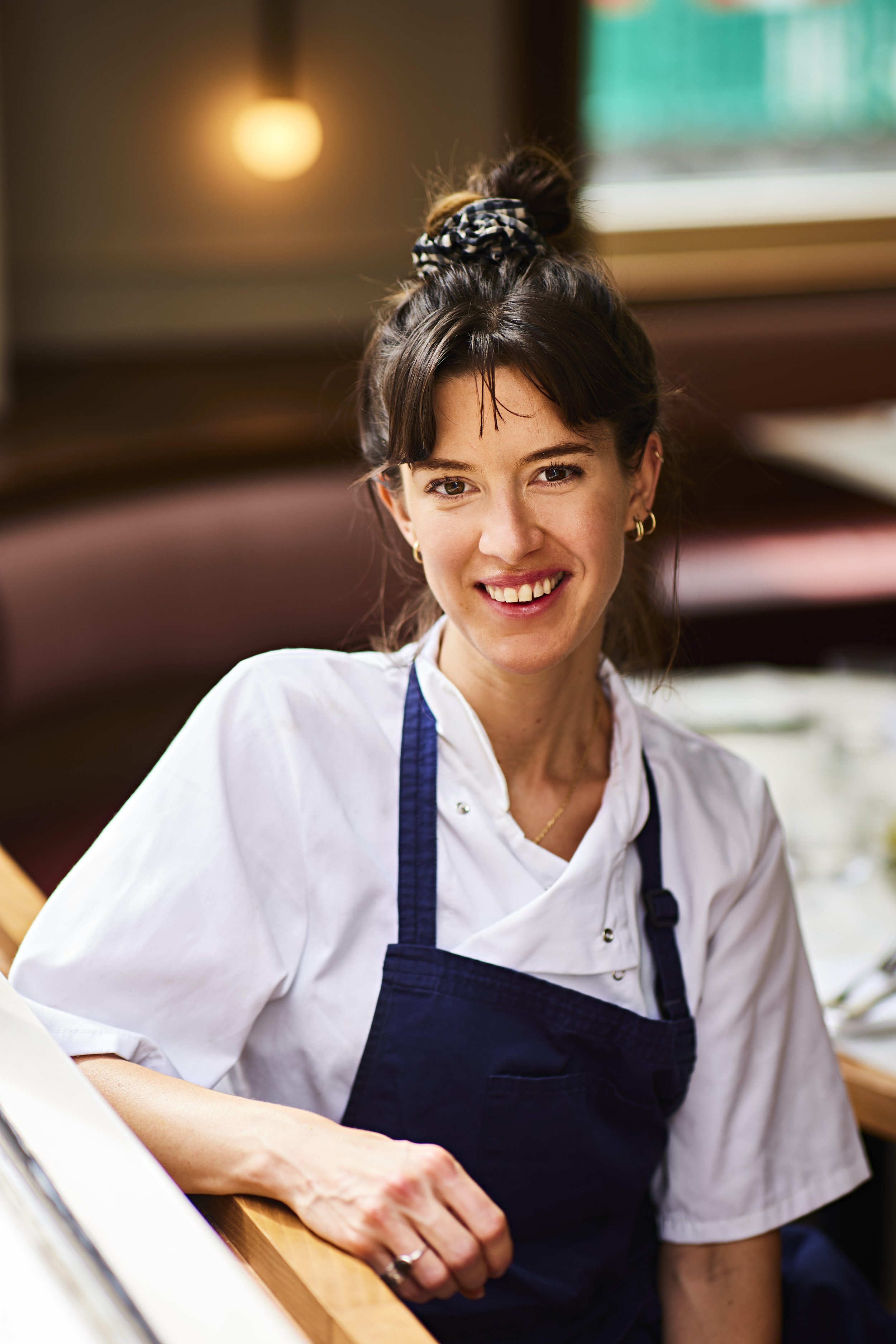 Chef Emily Dobbs at the Residency Kitchen 