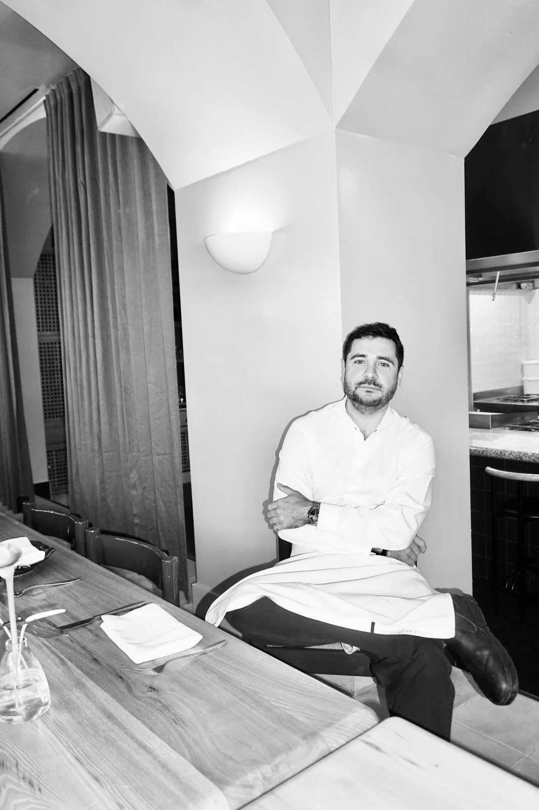 Chef William Cottier at the Residency Kitchen
