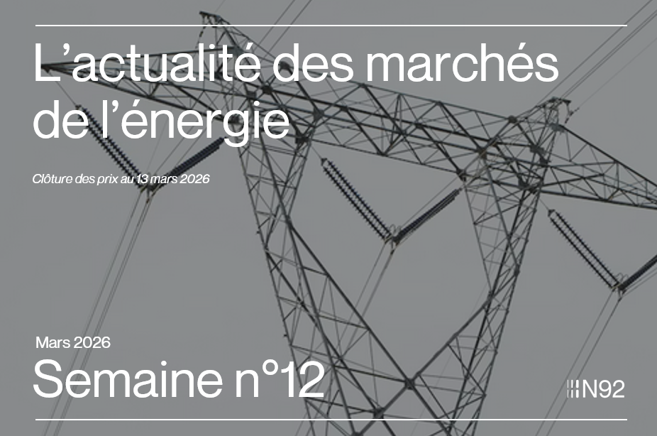 L’actualité des marchés de l’énergie 