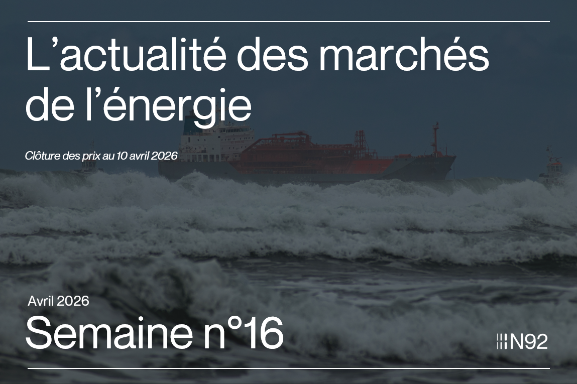 L’actualité des marchés de l’énergie