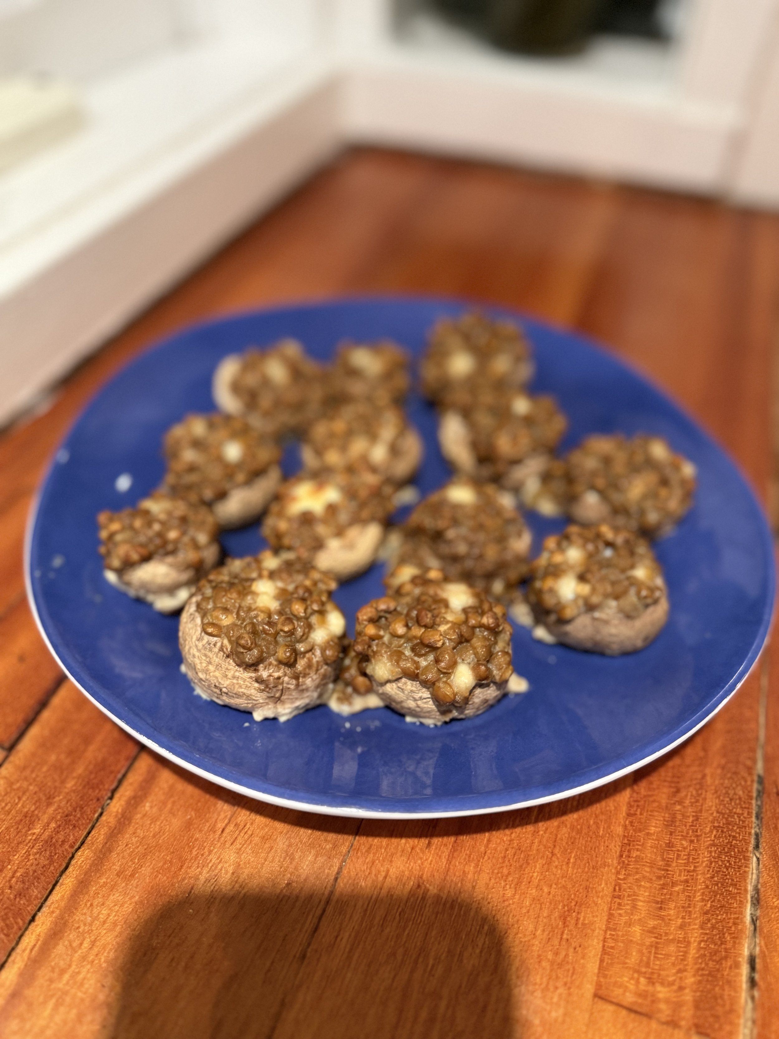 Protein-Packed Stuffed Mushrooms