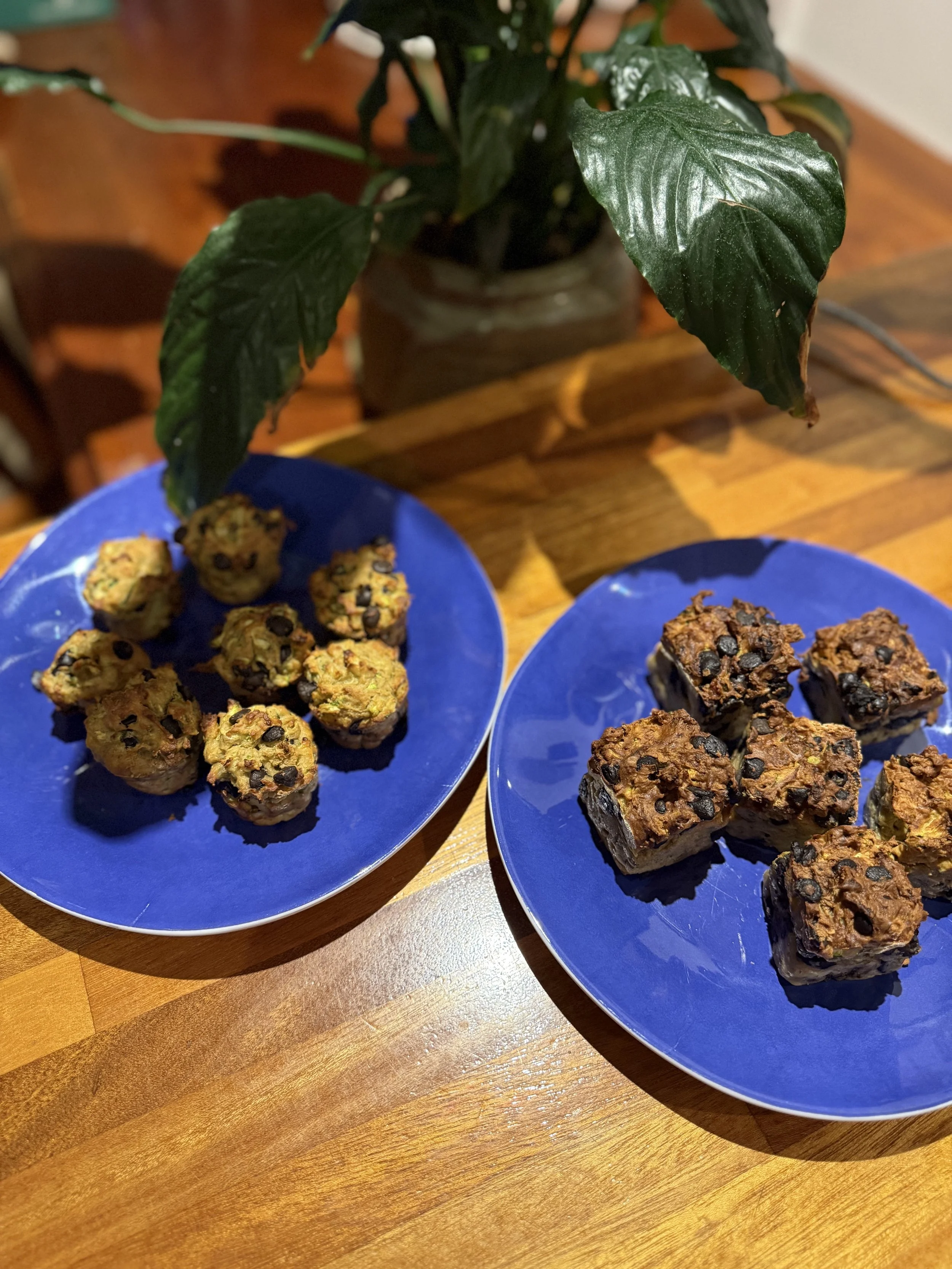Protein Choc Chip Muffins