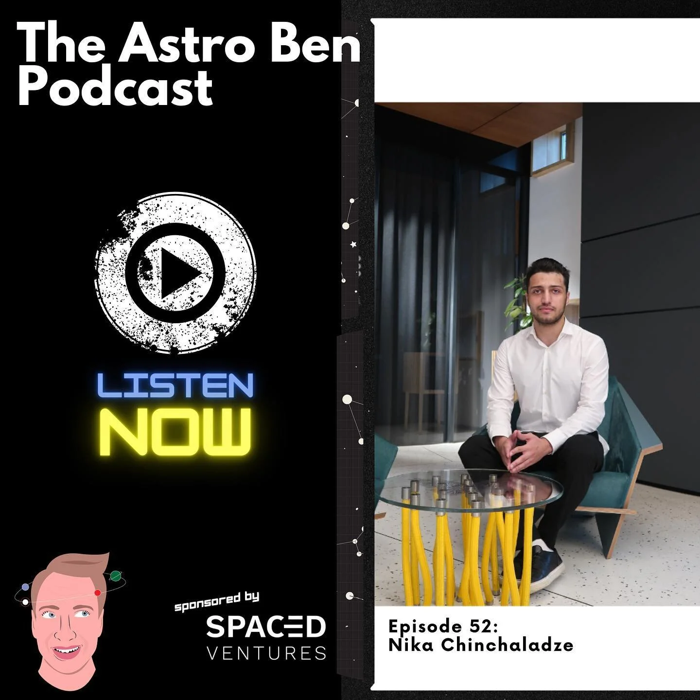 (Sponsored by @spaced.ventures 🚀)
Nika Chinchaladze is a space entrepreneur, CEO and Co-Founder of @altair_ent - a space education company with the goal of accelerating the growth of the new space economy by providing globally accessible on-demand l