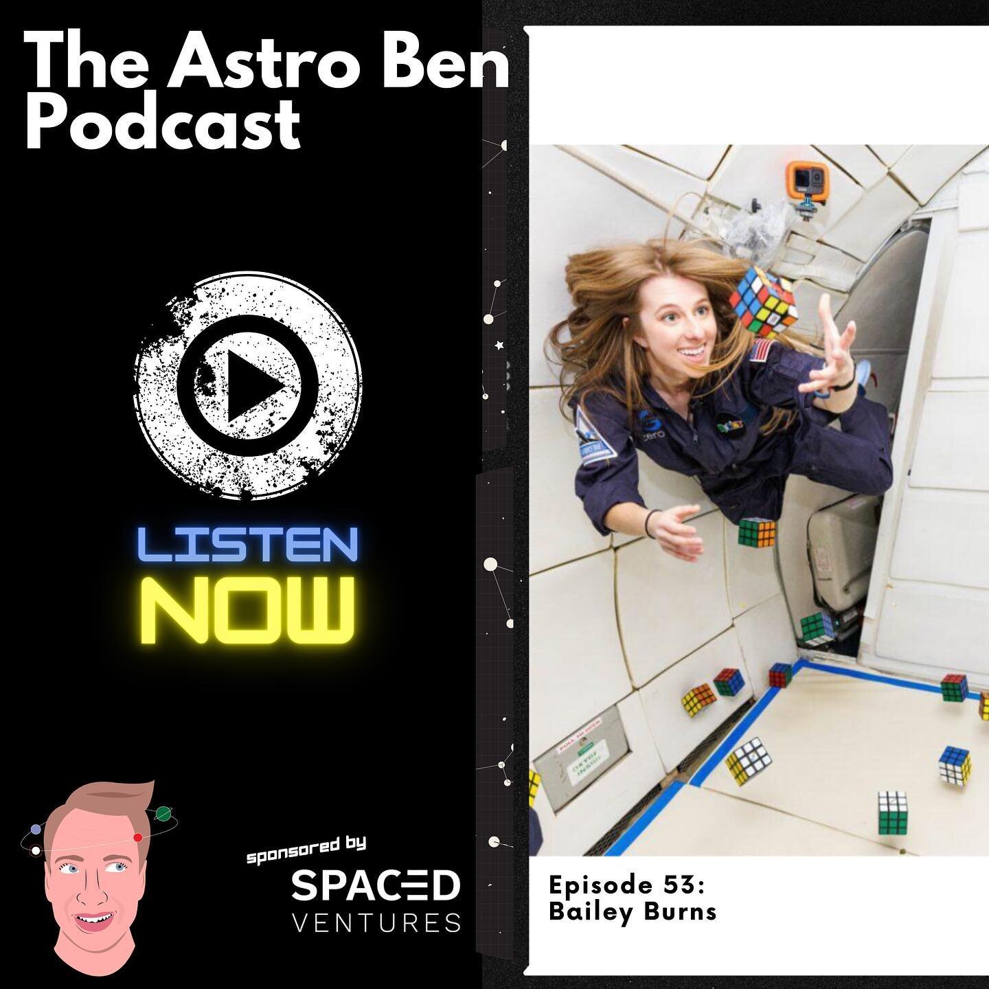 It&rsquo;s Friday and that means a new episode! Today Ben speaks to @ninjaneergirl about being an analogue astronaut, a Jedi force weilder and why Rubik&rsquo;s cubes are Baileys path to space!

Out now wherever you get your podcasts! ✨ 

 #astroben 