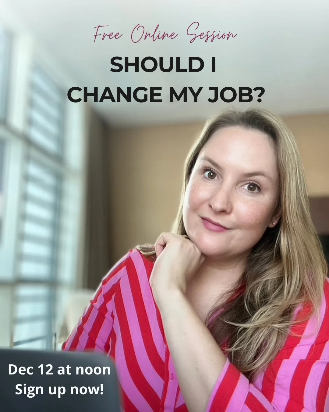 If you&rsquo;re considering a job change, stay focused on what you can control.
And be honest with yourself and what you truly want - not just right now.

Your clarity and action is the foundation for whatever job comes next!

If you want more clarit