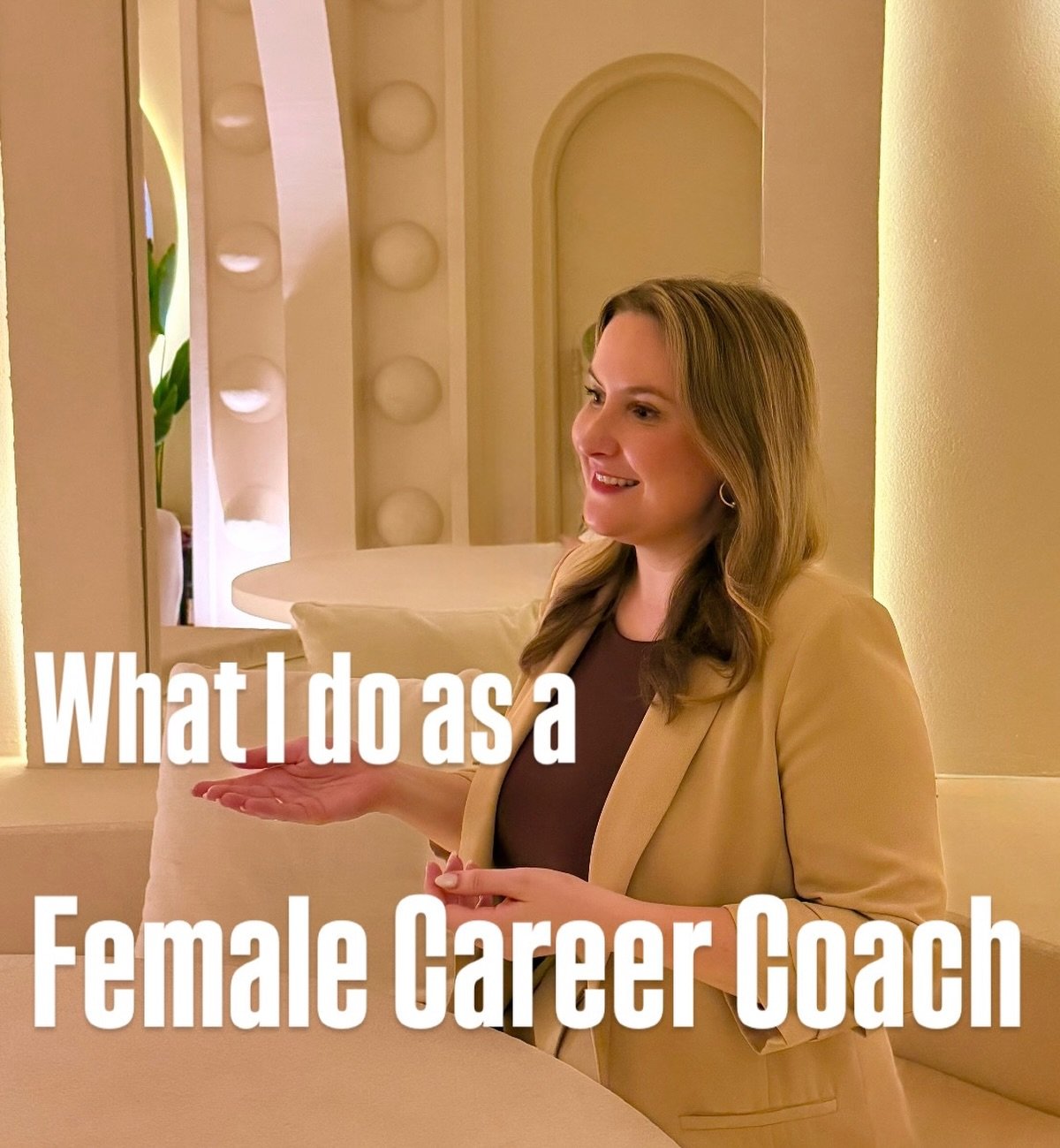 I know my job title is not self explanatory. So let me try:
👇 

1. Women don&rsquo;t lack ambition. 
They lack the structures, visibility, and support to match it 👀 

2. That&rsquo;s exactly why I am here as a Female Career Coach.

With The Dede Co