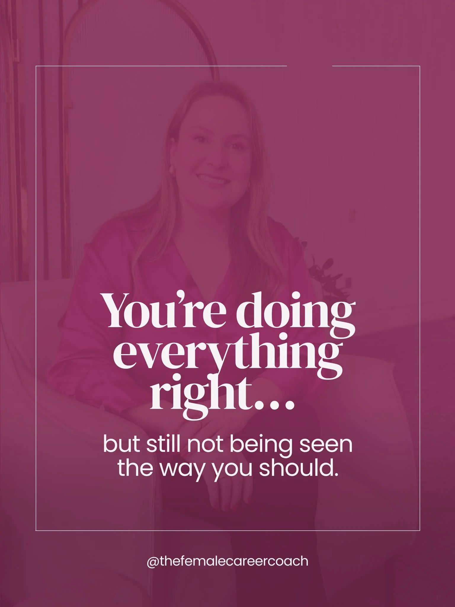 You're doing everything right. Putting in the hours. Delivering results. Being reliable.

And yet&hellip; you're still being overlooked for the promotion. Still invisible when growth opportunities come up. Still watching others get recognised for wor