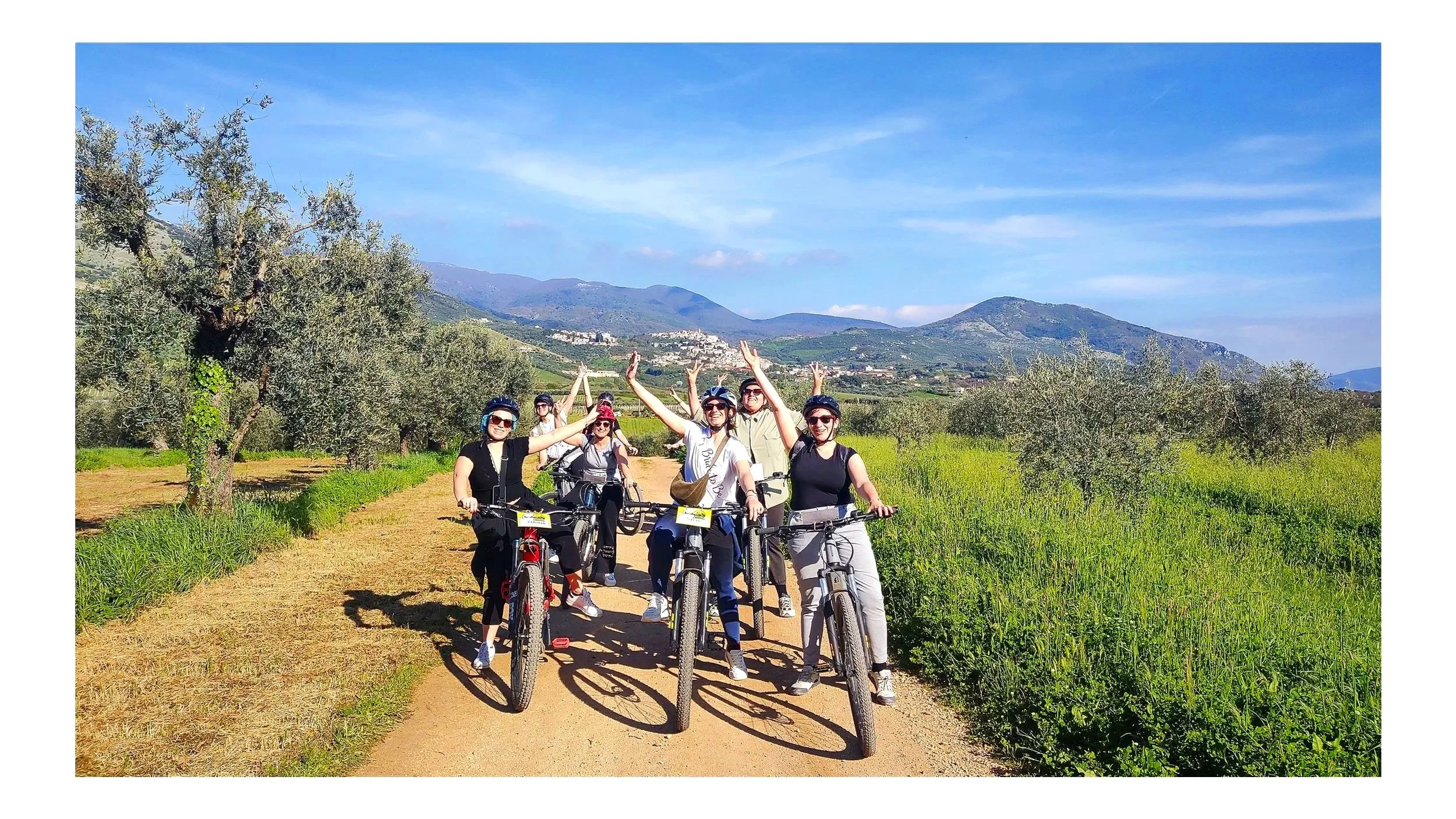 E Bike Tour of a Corporate Team in the roman Outskirts