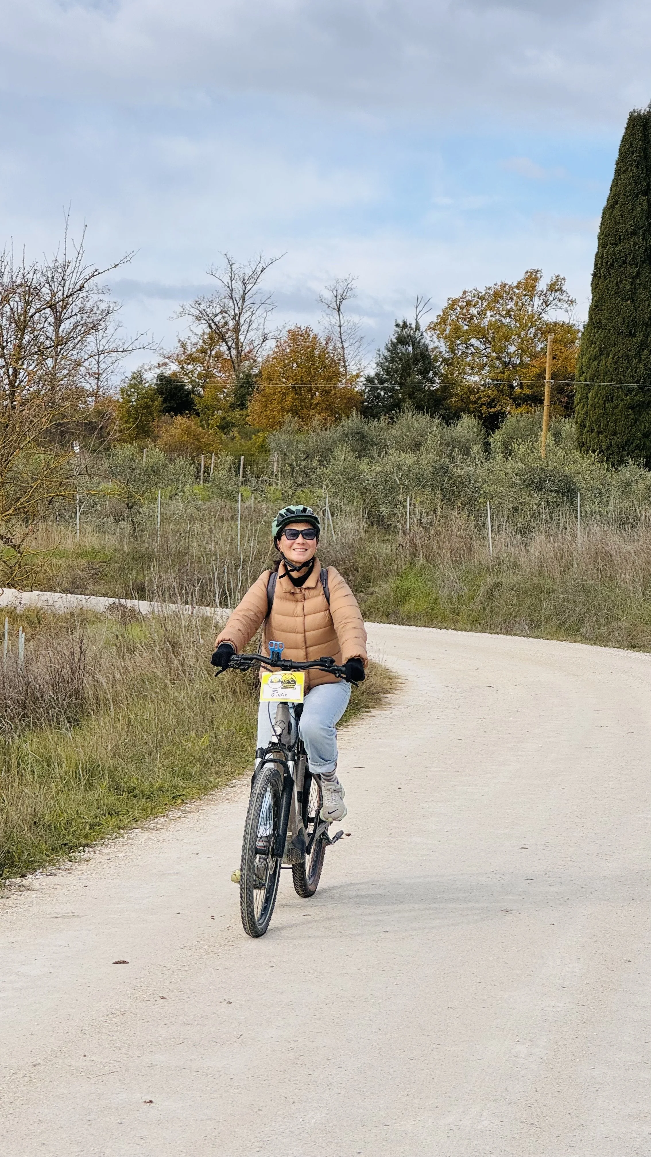 Estrada de cascalho Chianti Classico