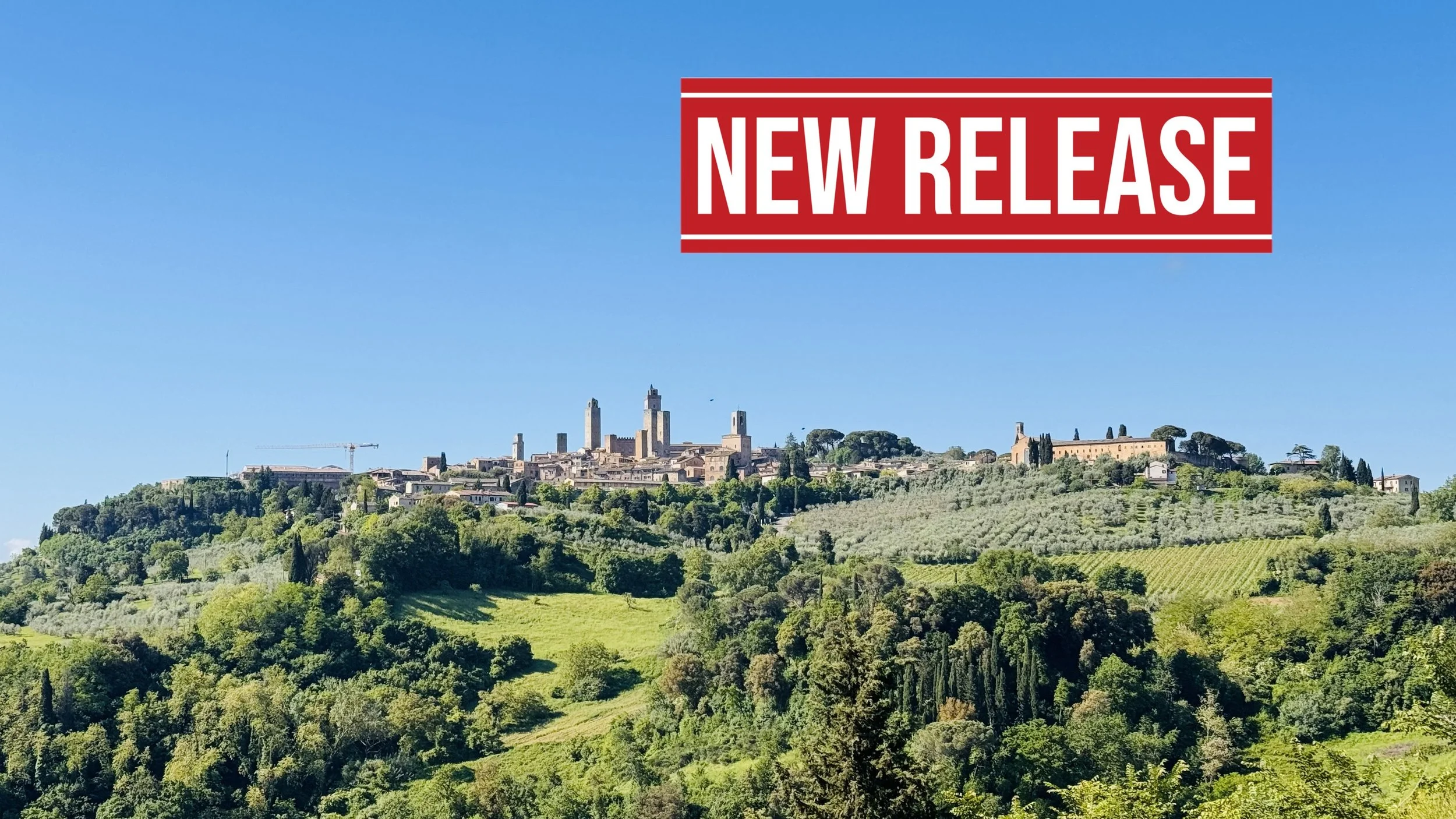 Skyline and Landscape surrounding San Gimignano
