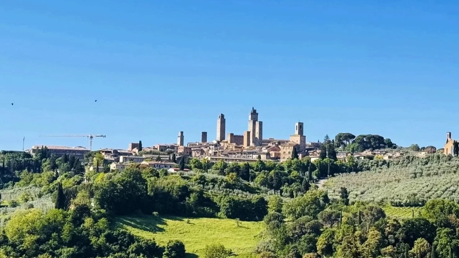 Panorama e paesaggio che circondano San Gimignano