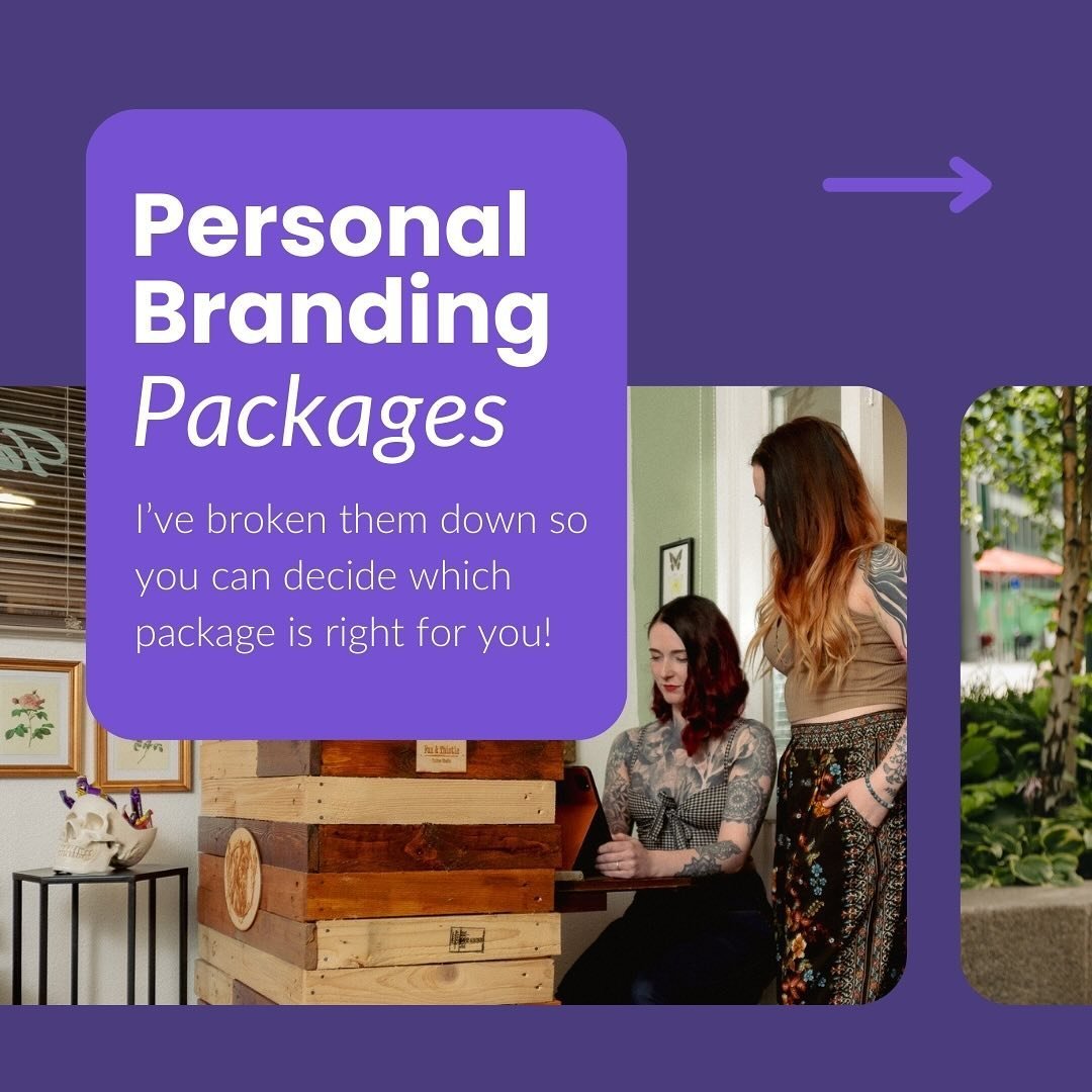 Breaking down my personal branding packages! ✨

What is Personal Branding?
Your personal brand is how you present yourself as an individual. Typically you&rsquo;re a small business owner or entrepreneur and creating a brand around yourself as a servi