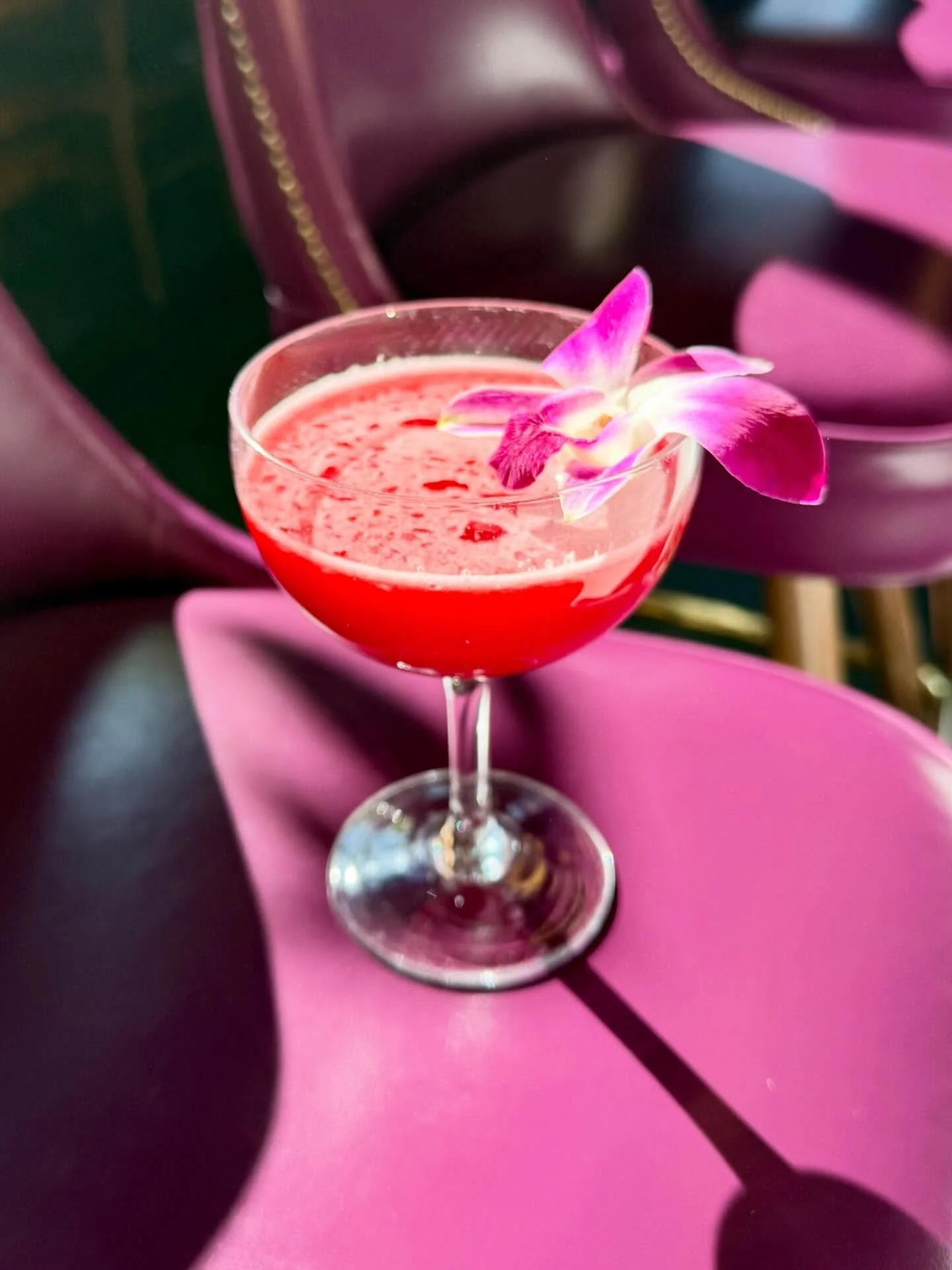 Let&rsquo;s play a 🌸🍓Lovegame 😘 housemade aged arancello, Nardini Grappa Bianca, sour raspberry + lemon, palm sugar&hellip; on special while it lasts 💔#semolinaspecials #grappasour #craftcocktail