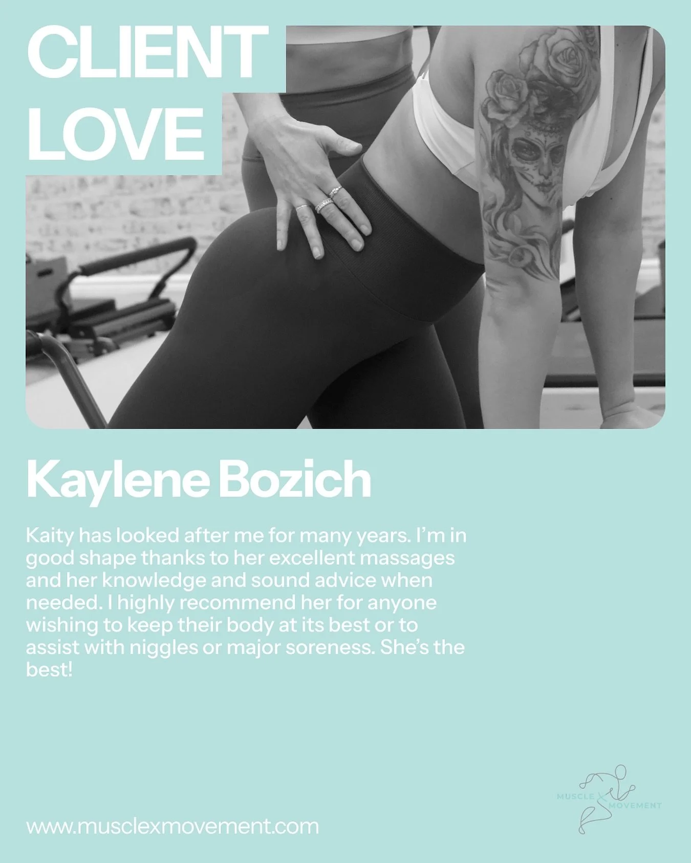 We truly value the trust our clients place in us. 🩵

Your feedback helps us grow and serve you better every day. Thank you for your continued support over the years!

#musclexmovement #perthpilates #remedialmassage