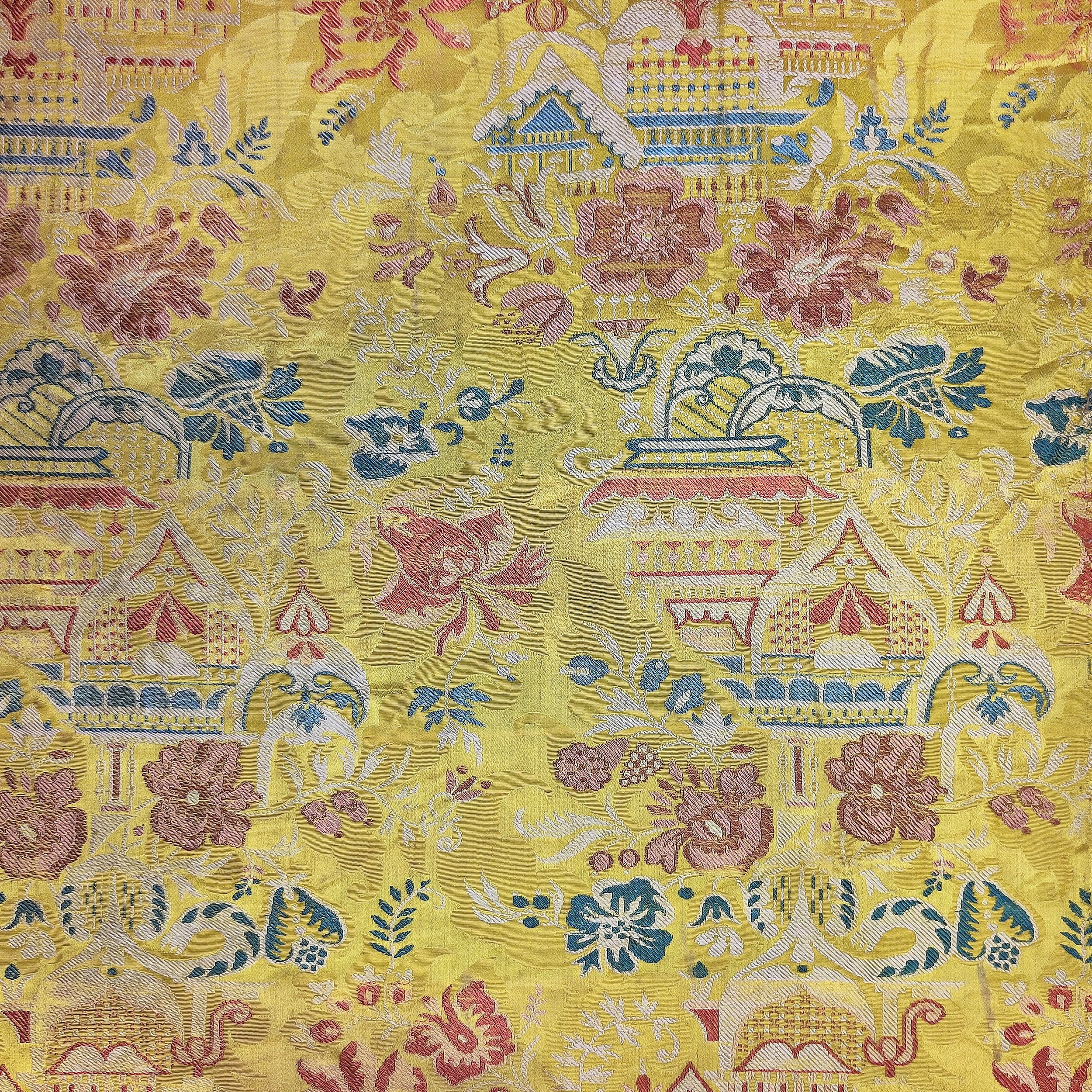 Silk 18th century Spitalfields brocade yellow Leman 9.jpg
