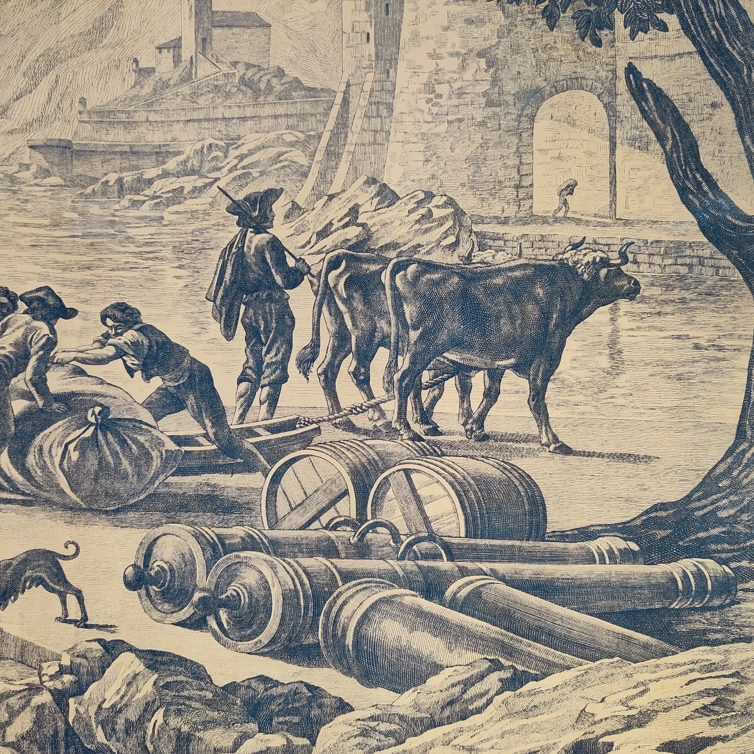 Toile French ships and cannons 2.jpg
