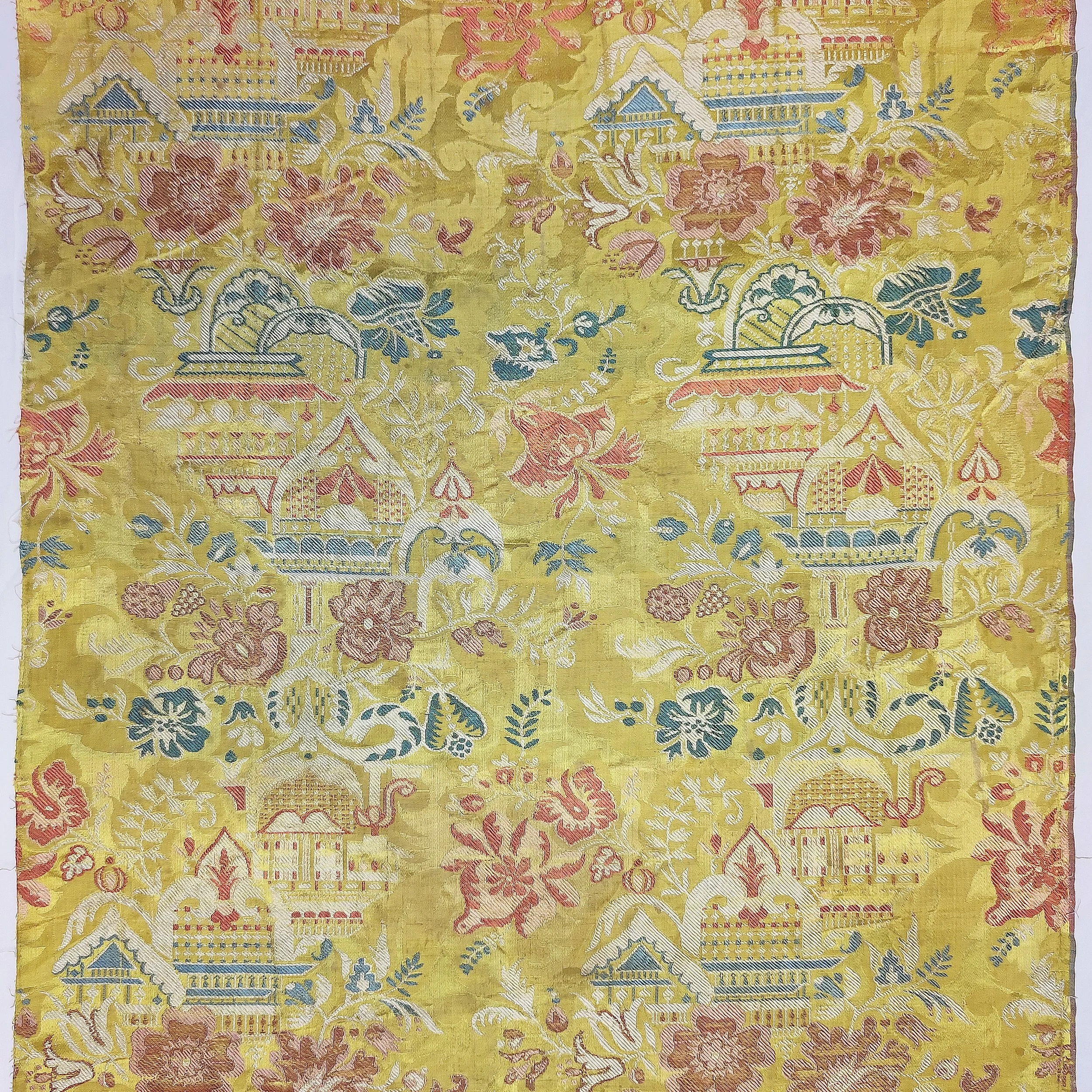 Silk 18th century Spitalfields brocade yellow Leman 6.jpg