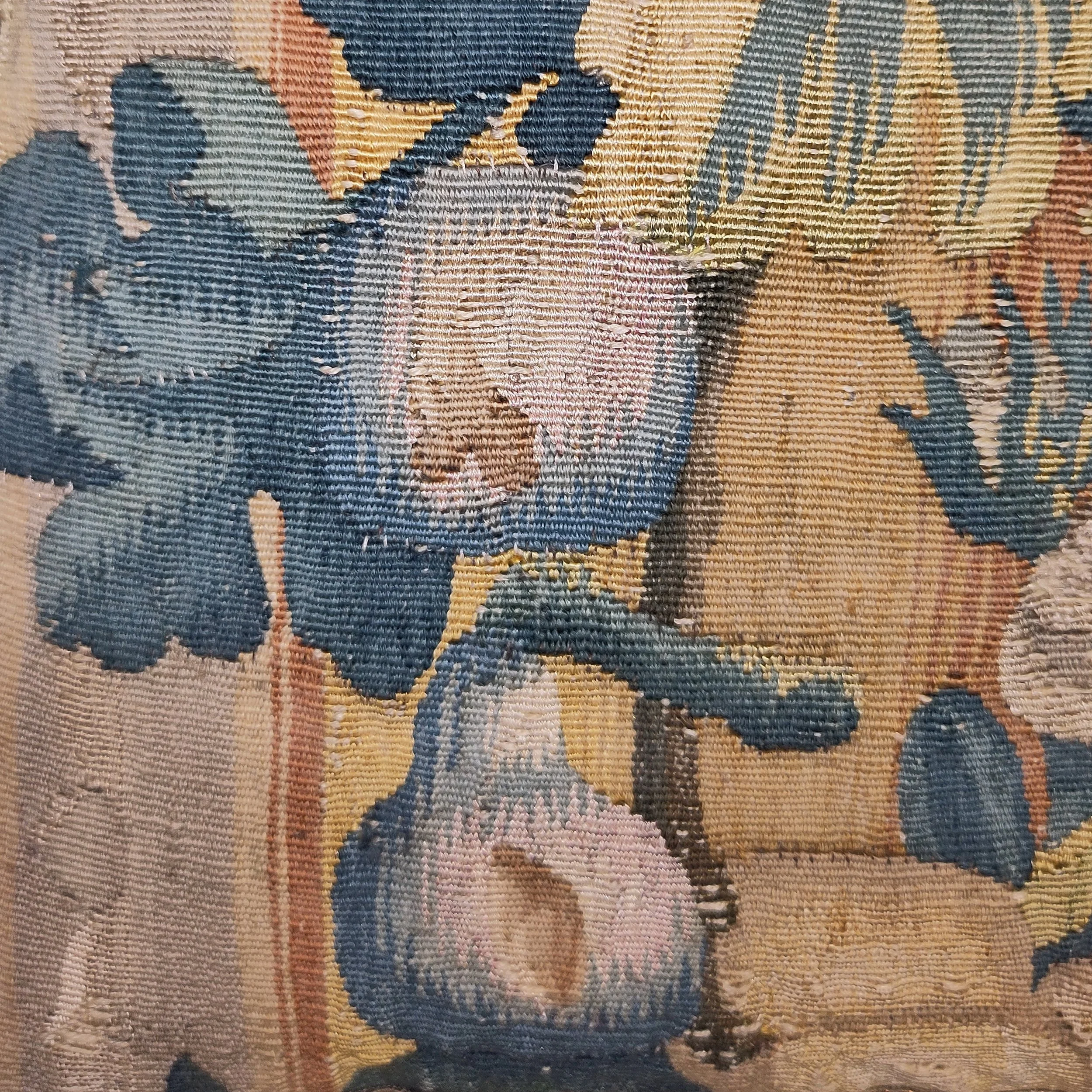 Cushion 17th century Brussels tapestry border 4.jpg