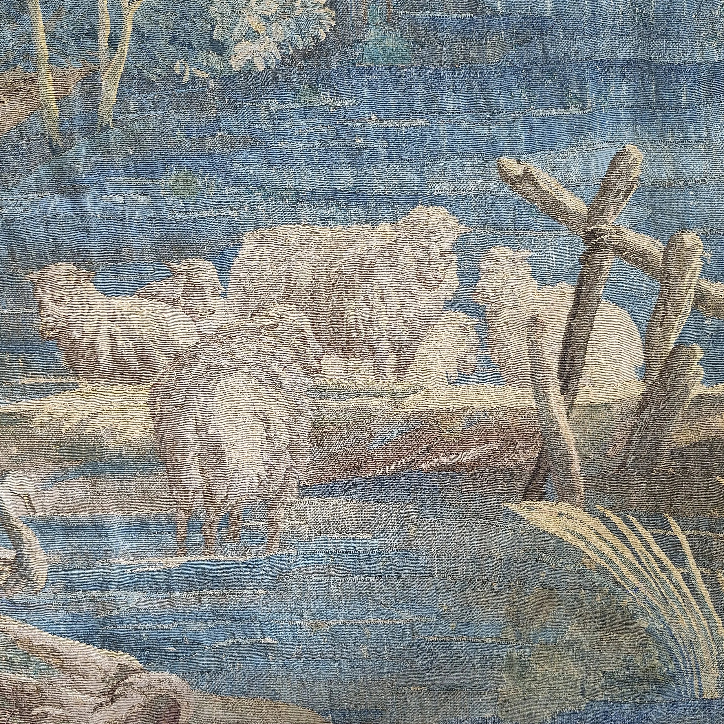 Tapestry Aubusson 18th century La Grosse Tour 3.jpg