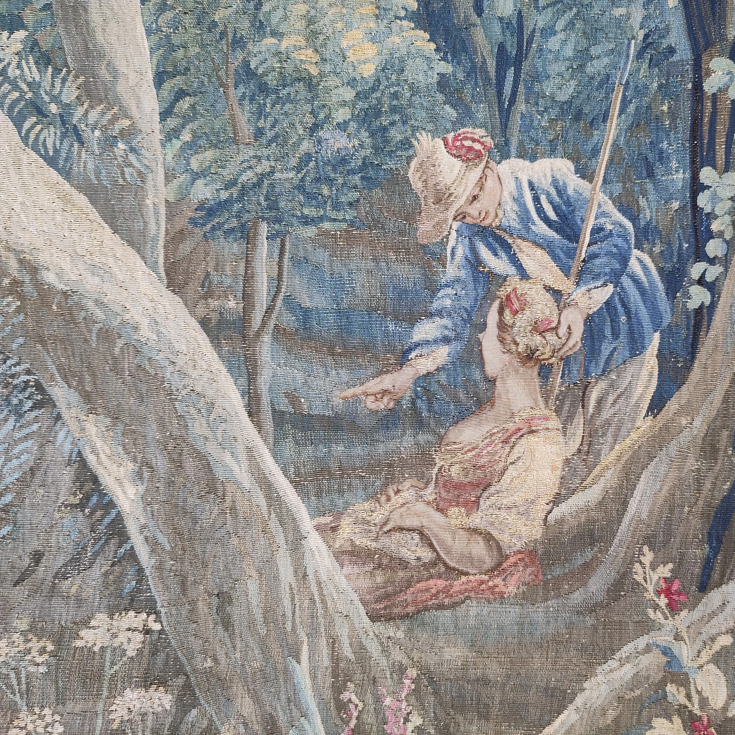 Tapestry Aubusson 18th century La Grosse Tour 2.jpg