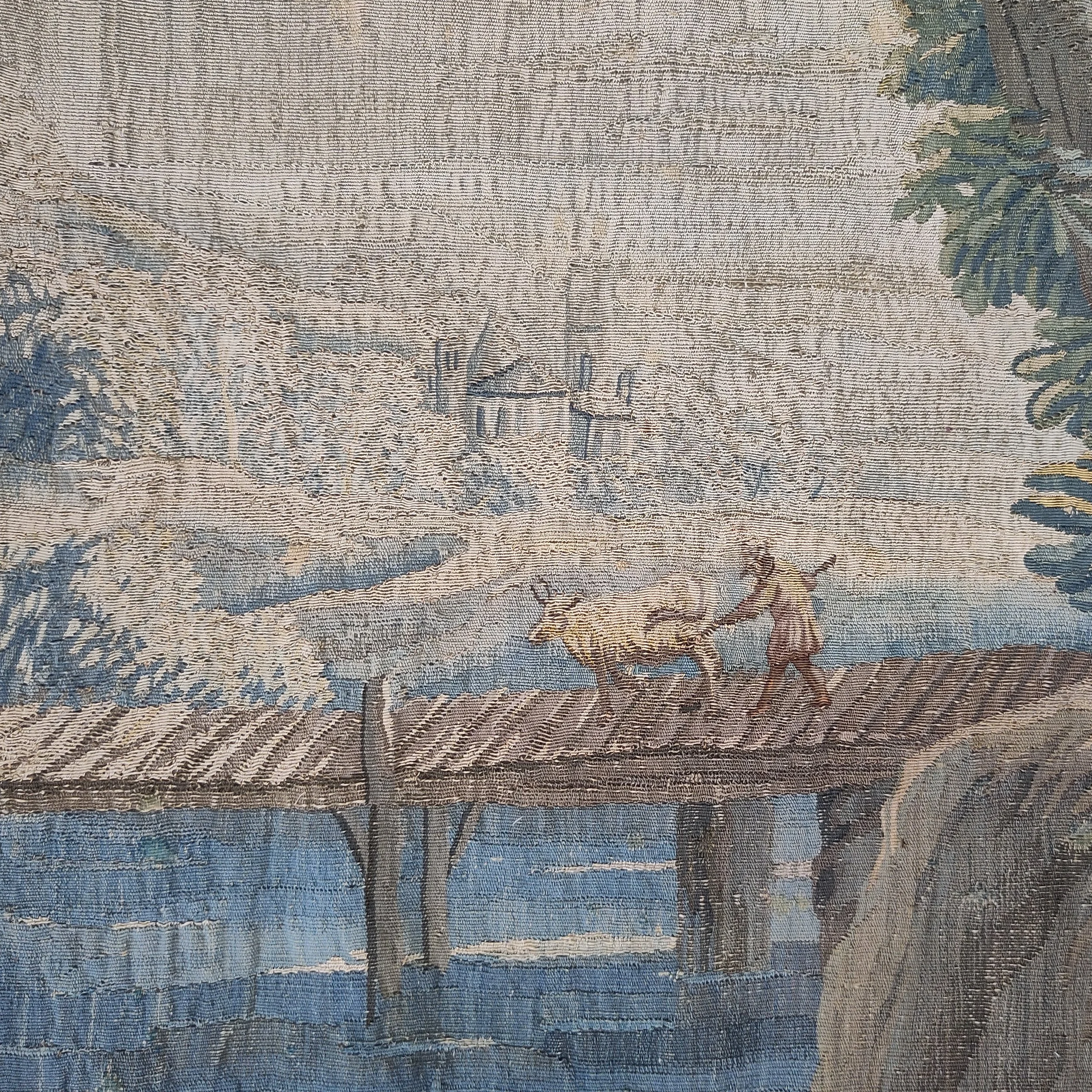 Tapestry Aubusson 18th century La Grosse Tour 5.jpg