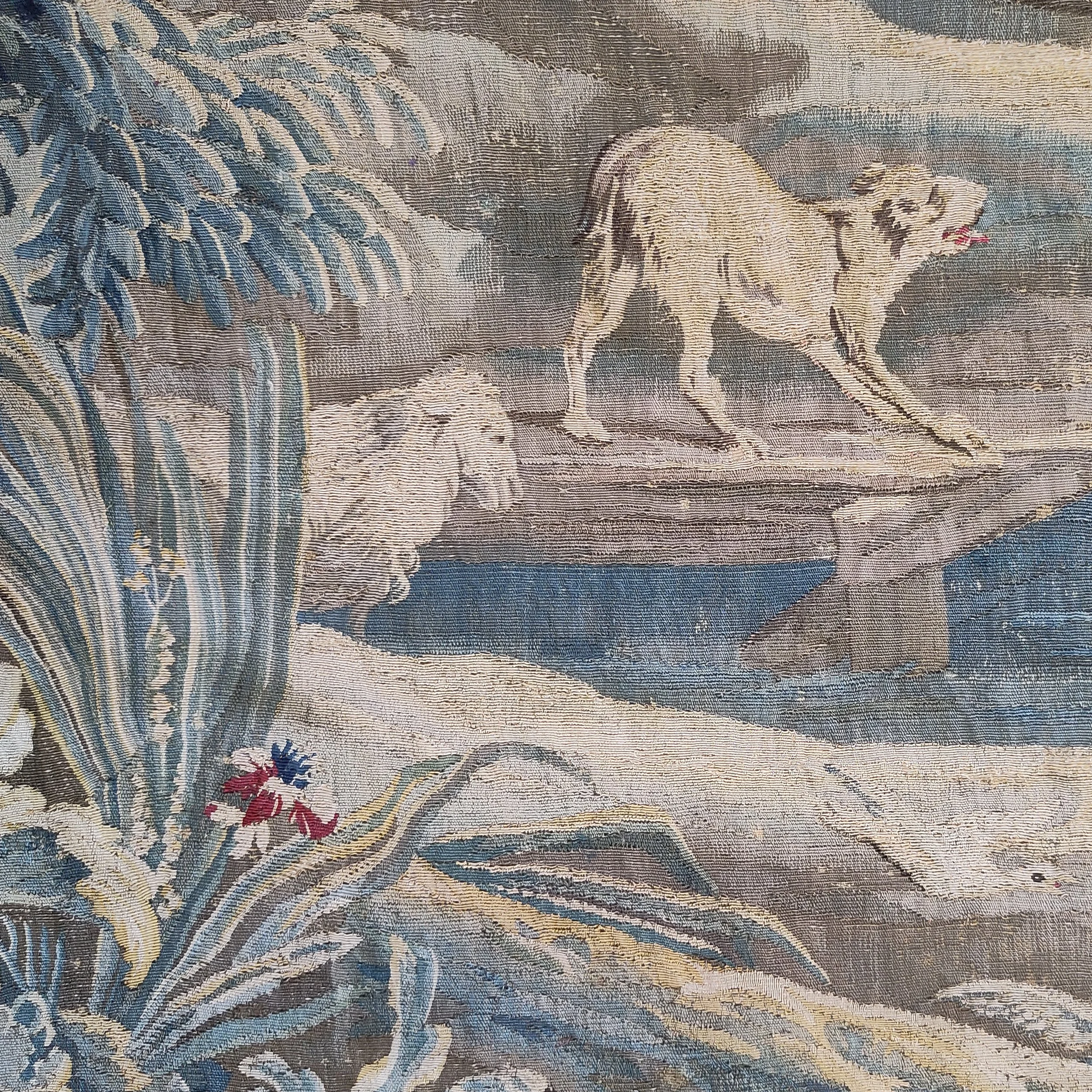 Tapestry Aubusson 18th century La Grosse Tour 4.jpg