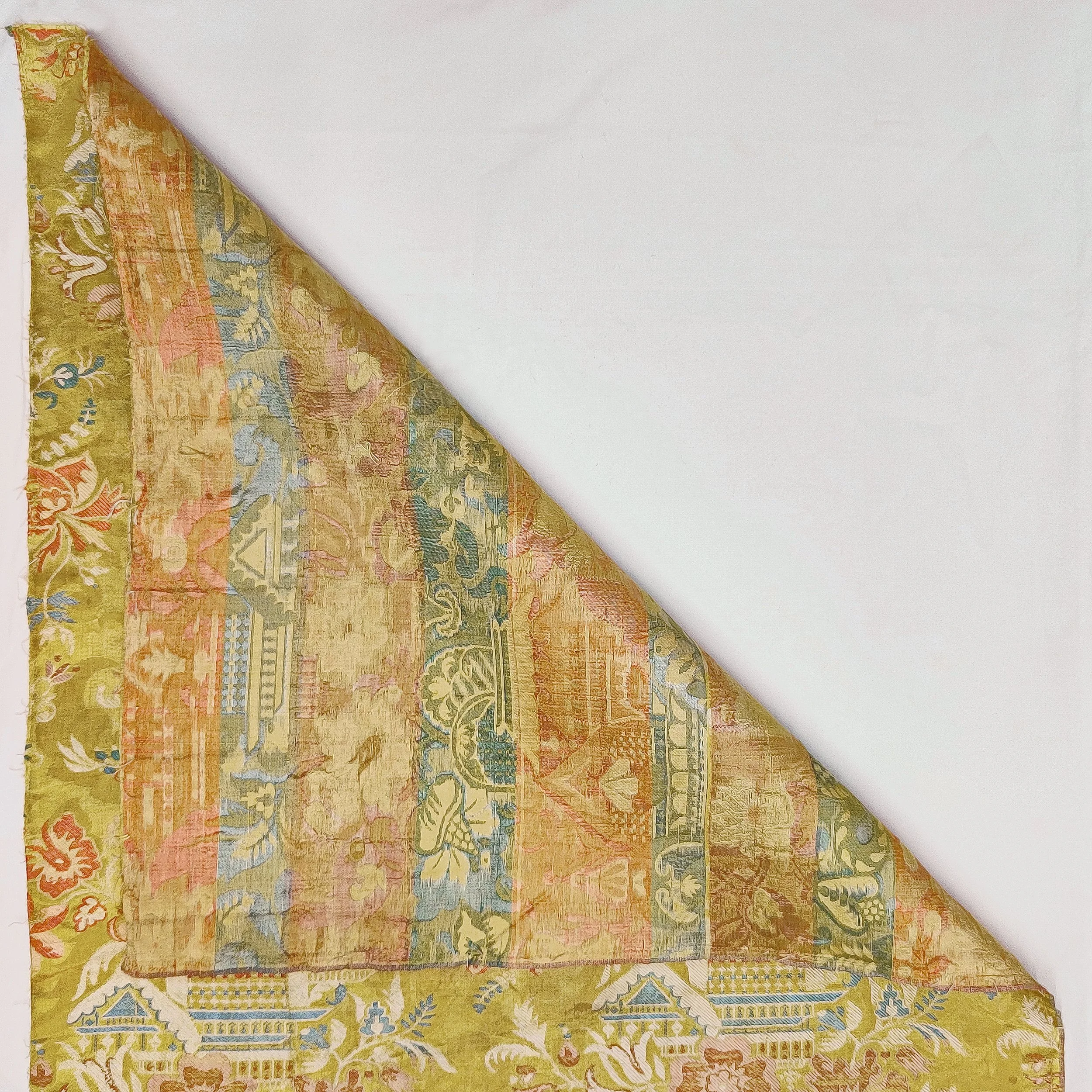 Silk 18th century Spitalfields brocade yellow Leman 10.jpg