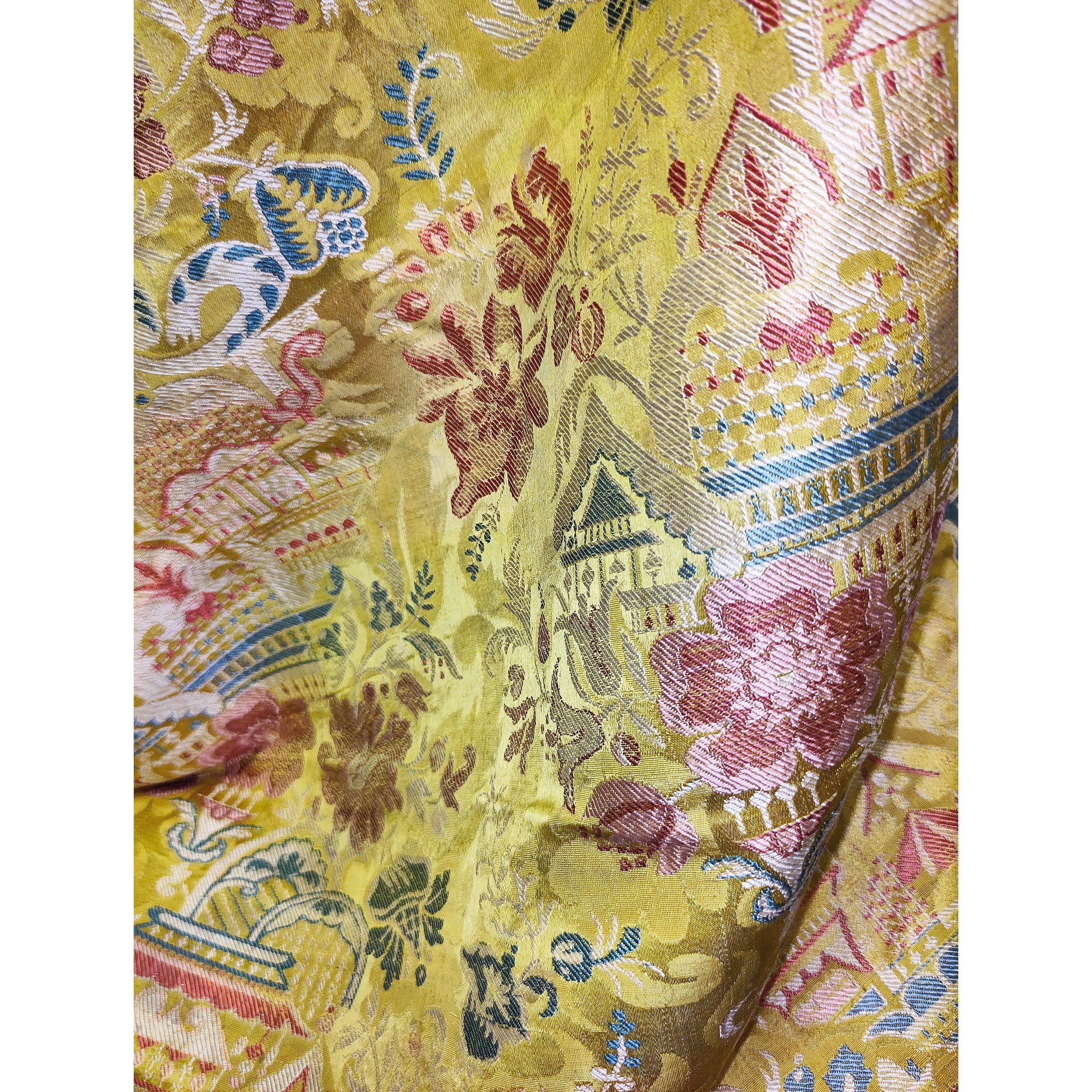 Silk 18th century Spitalfields brocade yellow Leman 4.jpg