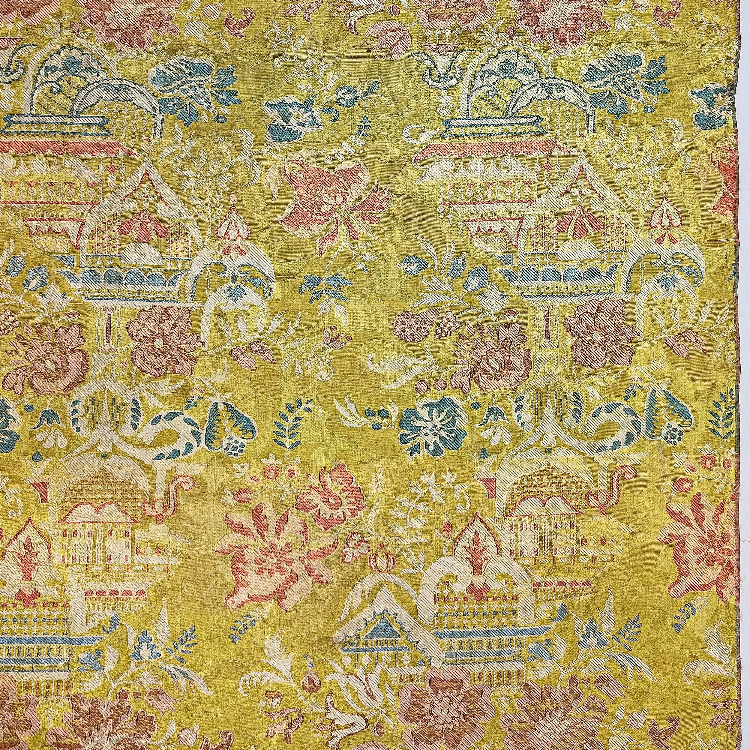 Silk 18th century Spitalfields brocade yellow Leman 8.jpg
