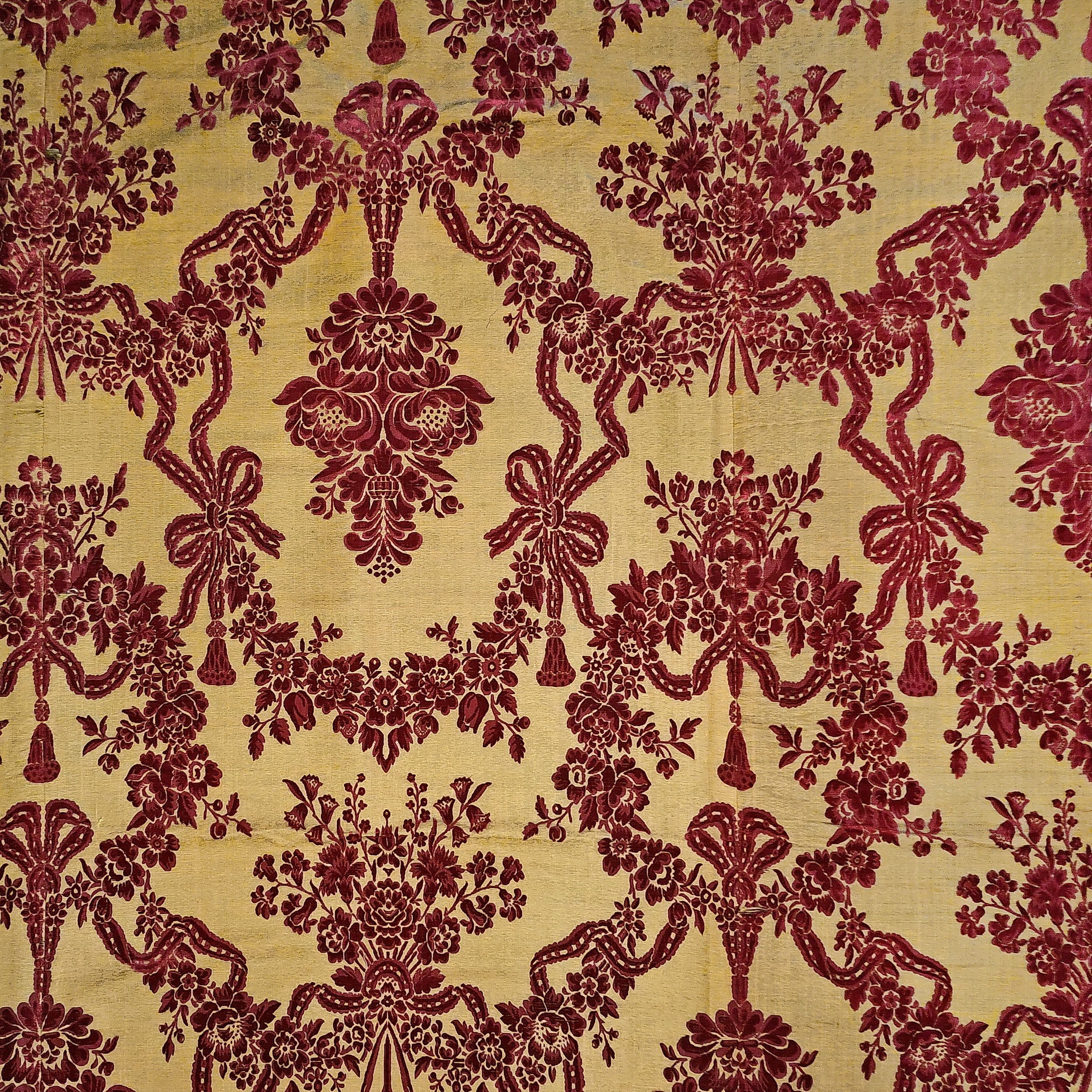 antique textiles interior design velvet 18th century textiles French textiles antique velvet silk cisele velvet cloth of gold  woven textiles flowers Textile Antiques Joseph Sullivan