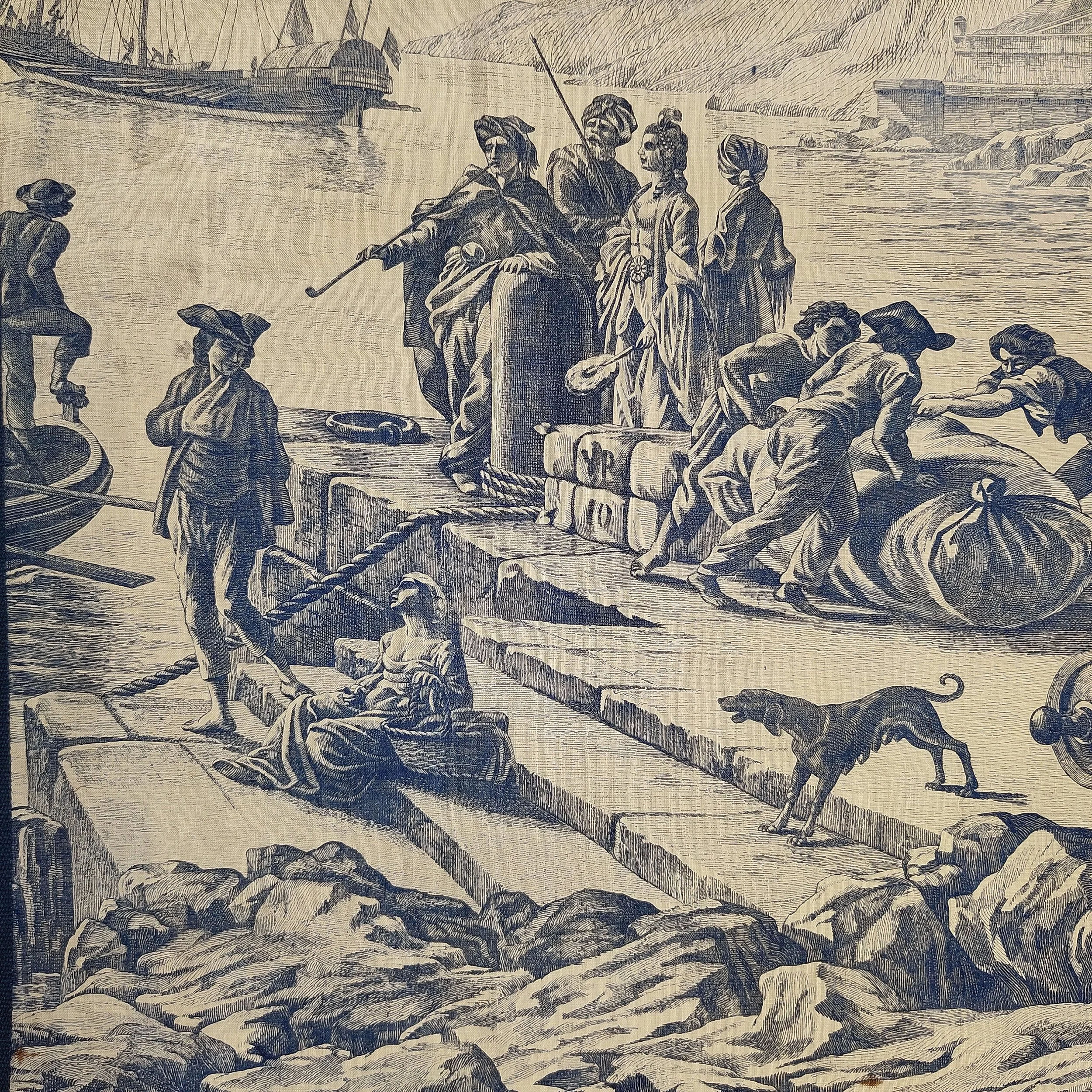 Toile French ships and cannons 4.jpg