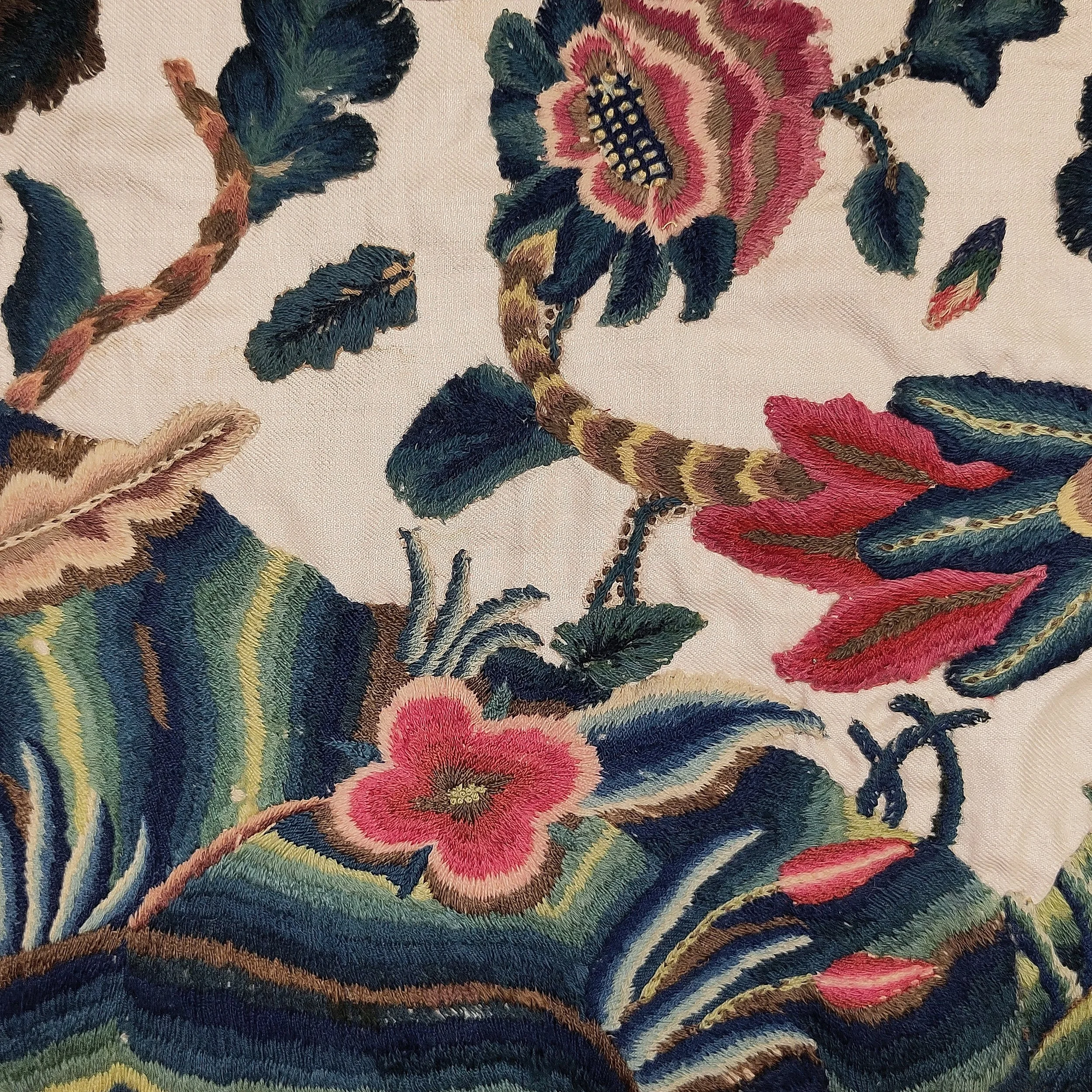 Crewelwork, English circa 1700, re-applied 4.jpg