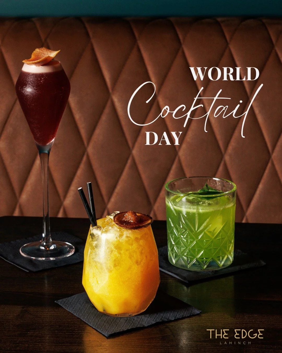 This World Cocktail Day, raise a glass somewhere special 🍸🌊

We&rsquo;ll be serving up your favourites all evening🤤