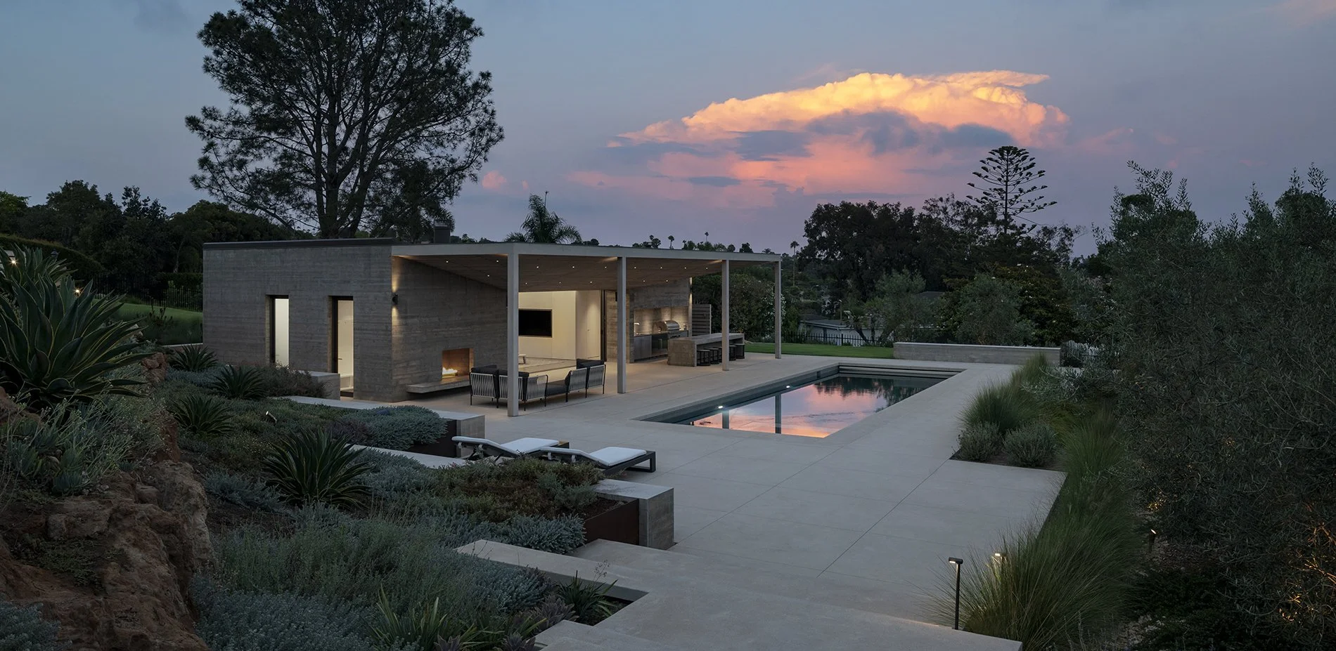 Ledge Pool House — Carson Douglas Landscape Architecture