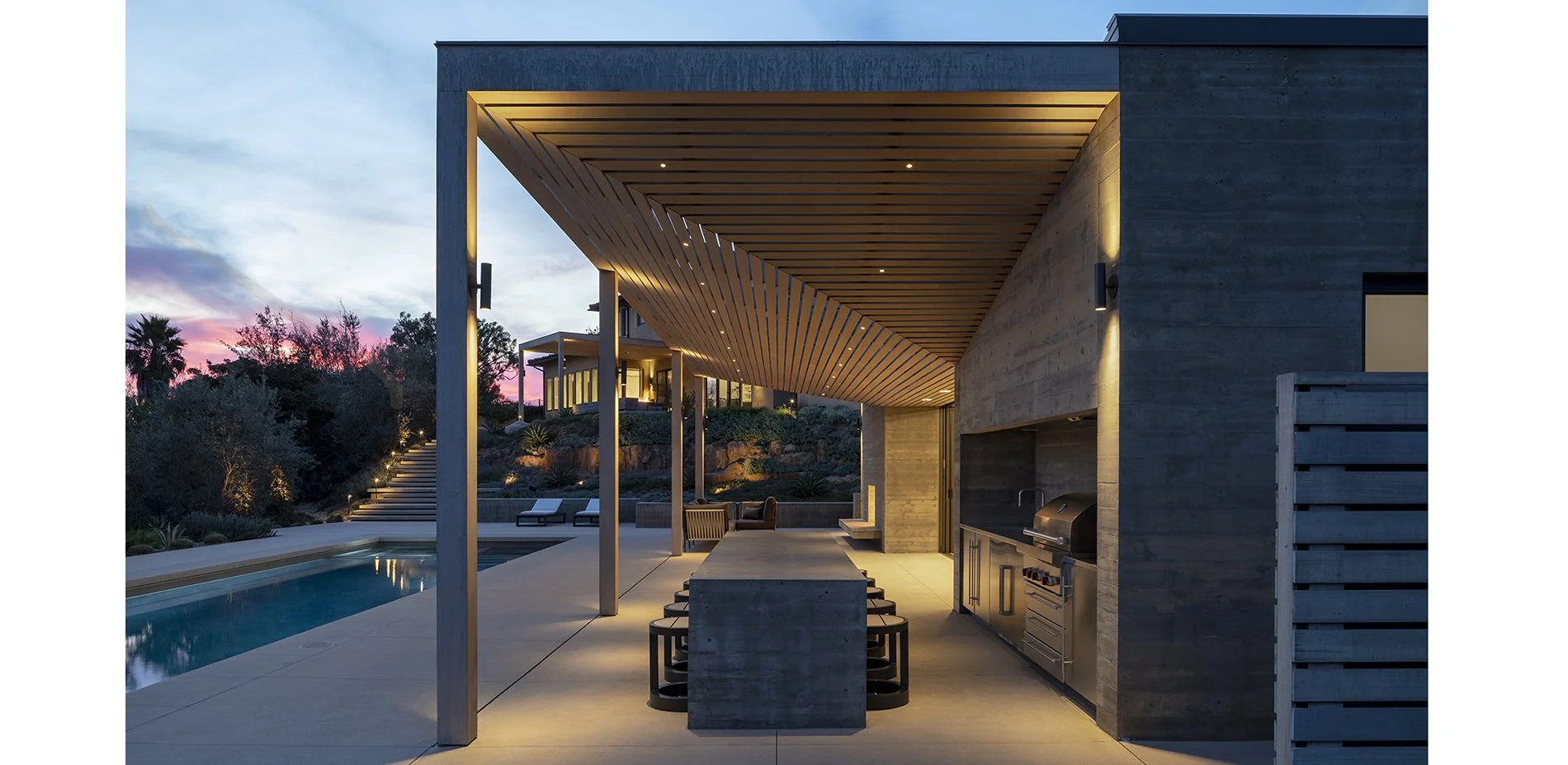 Ledge Pool House — Carson Douglas Landscape Architecture