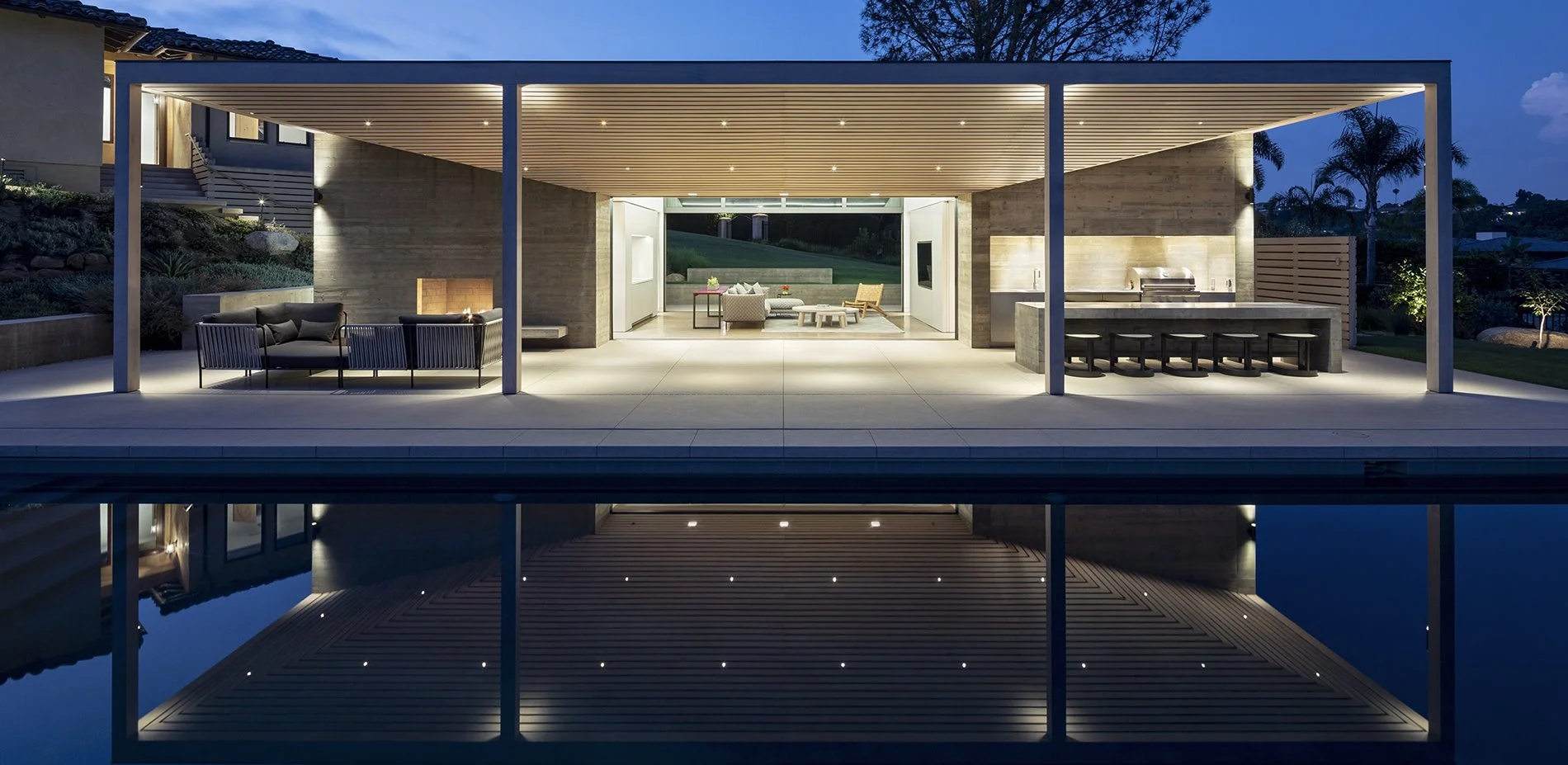 Ledge Pool House — Carson Douglas Landscape Architecture