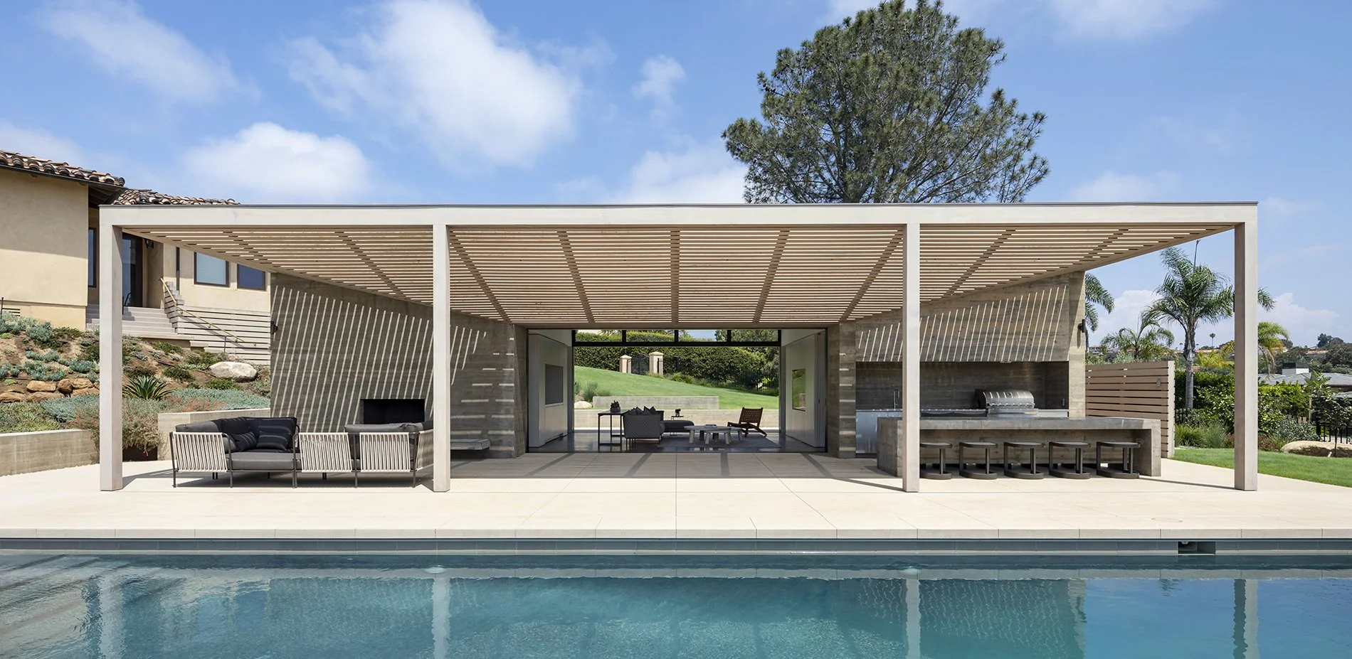 Ledge Pool House — Carson Douglas Landscape Architecture