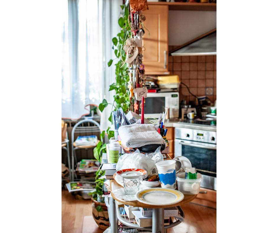 untidy kitchen