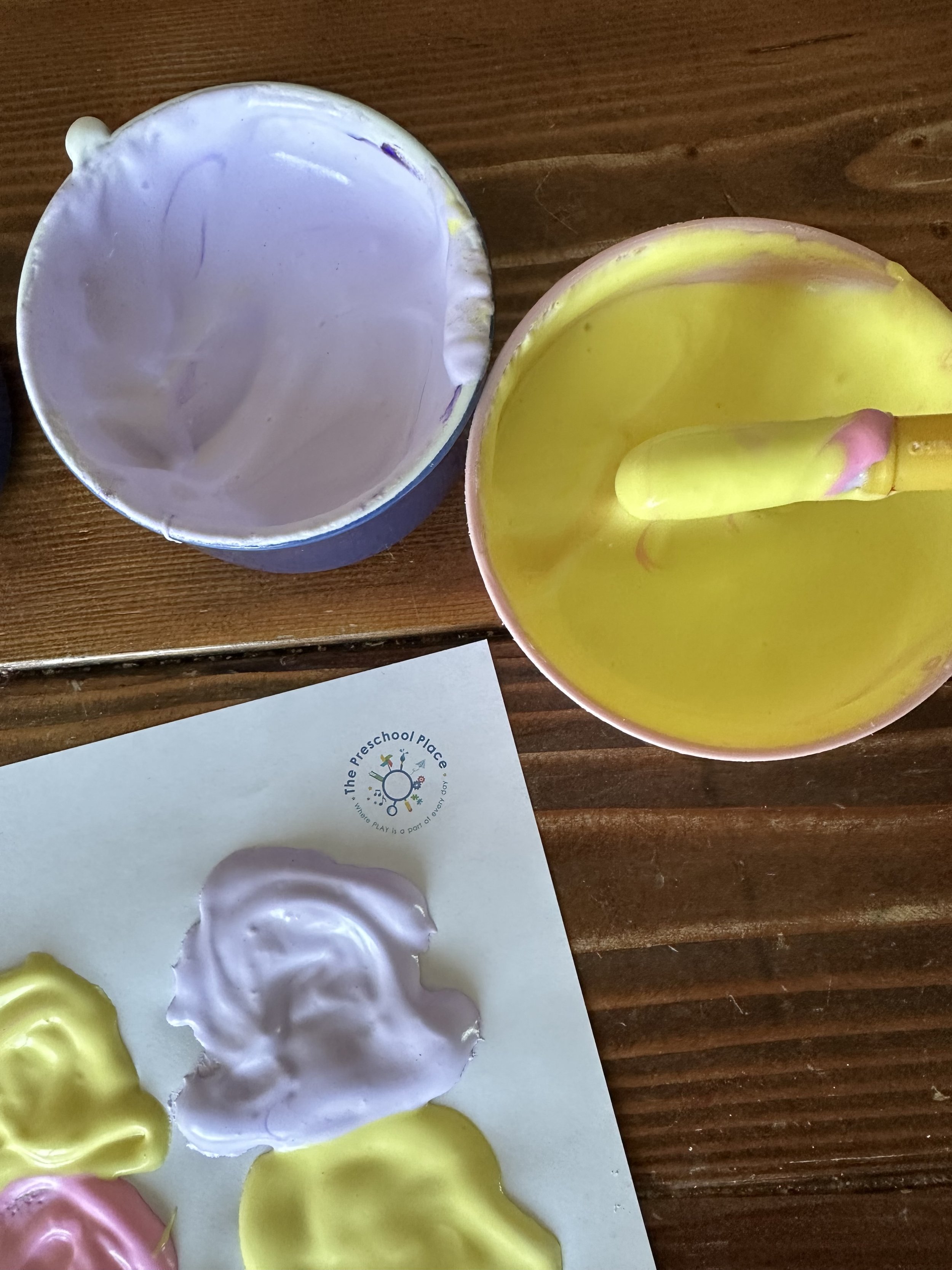 Puffy Paint Ice Cream Craft [free download] — My Preschool Place