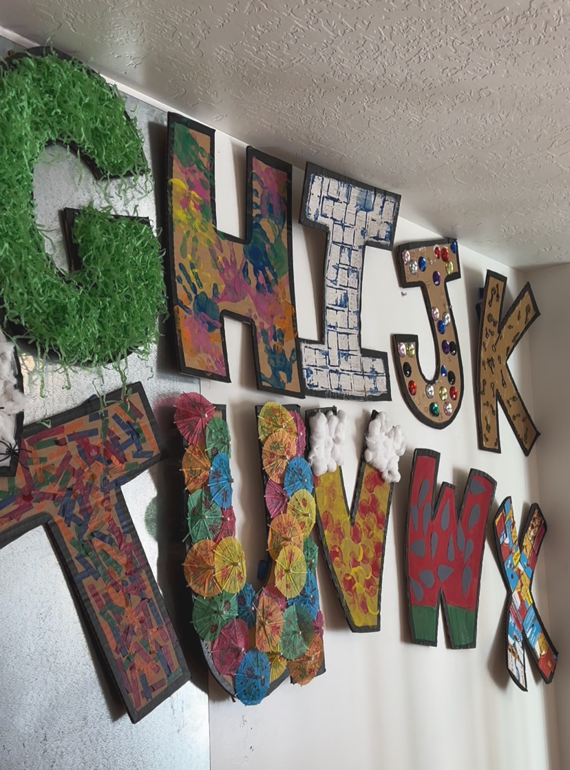 Giant Cardboard Letters