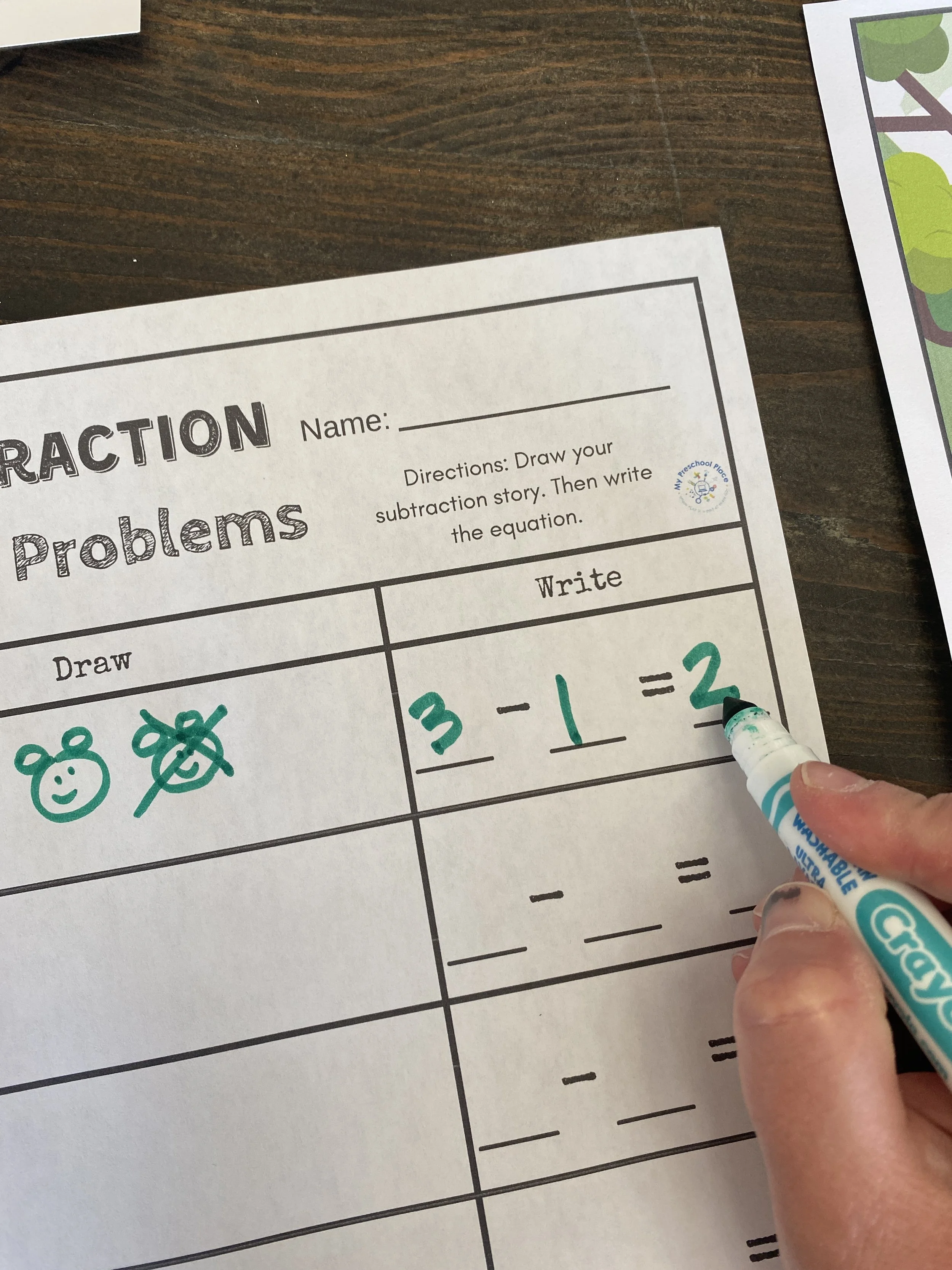 subtraction math mat 4.JPG