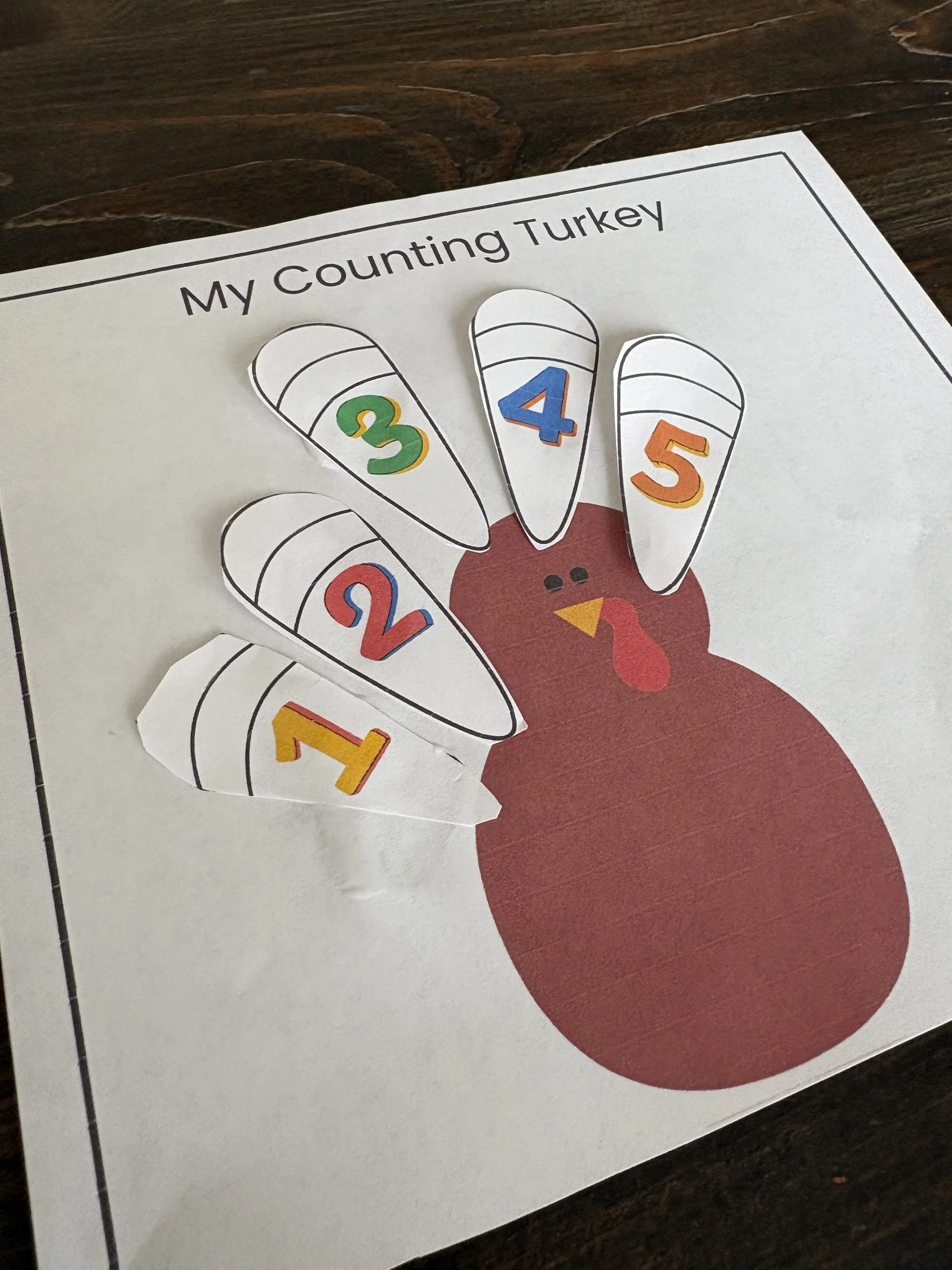 My Counting Turkey (free download!)