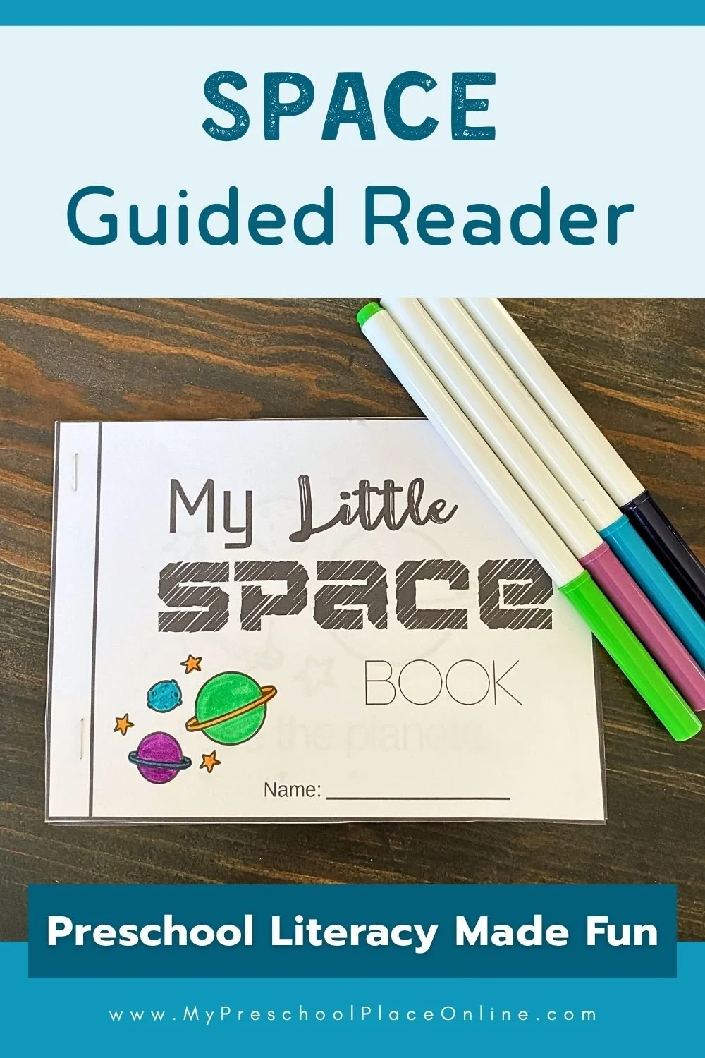 My Little Space Book Guided Reader — My Preschool Place
